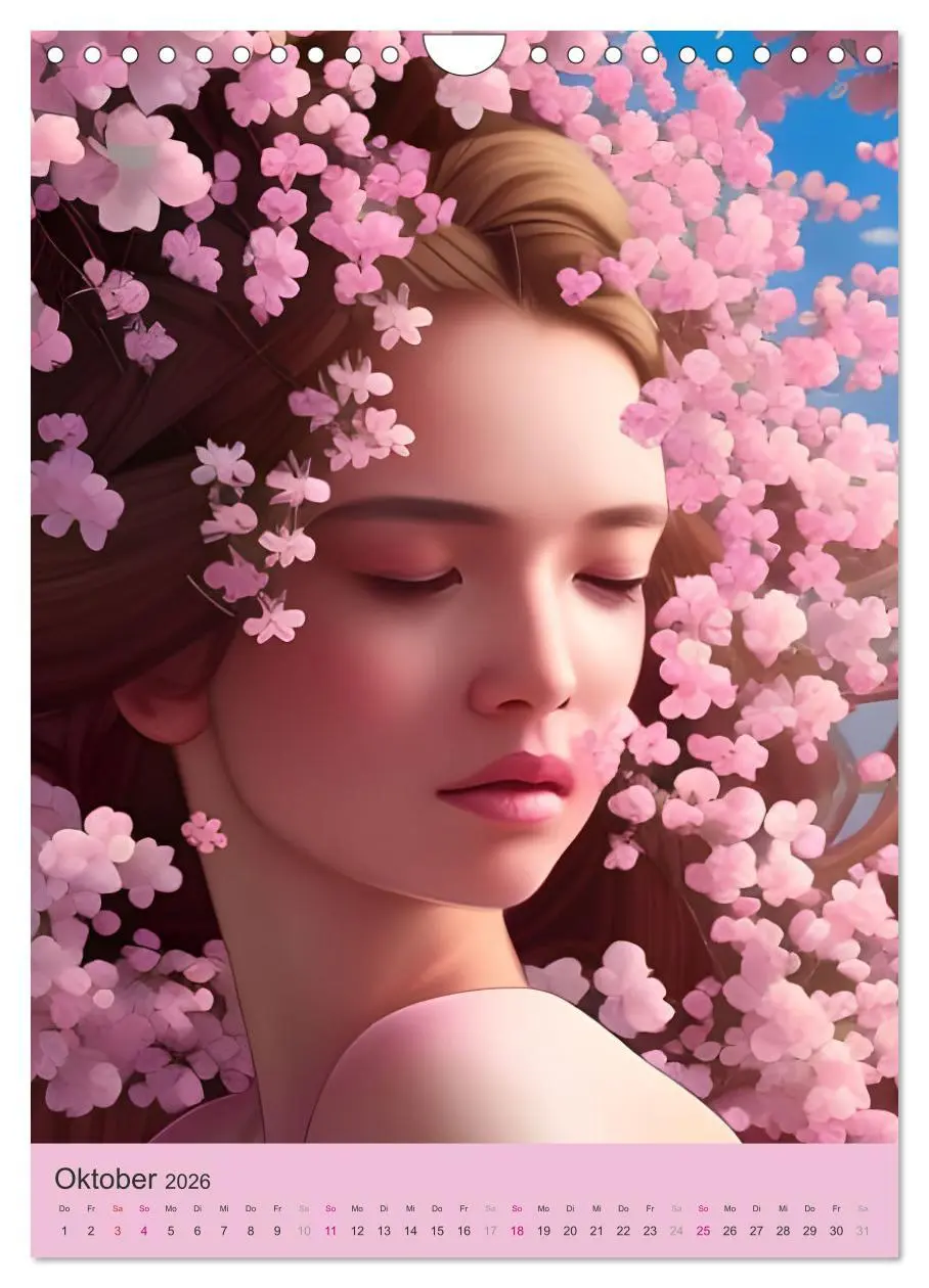Bild: 9783516322811 | Japanische Kirschblüten - Portraits zum Träumen (Wandkalender 2026...