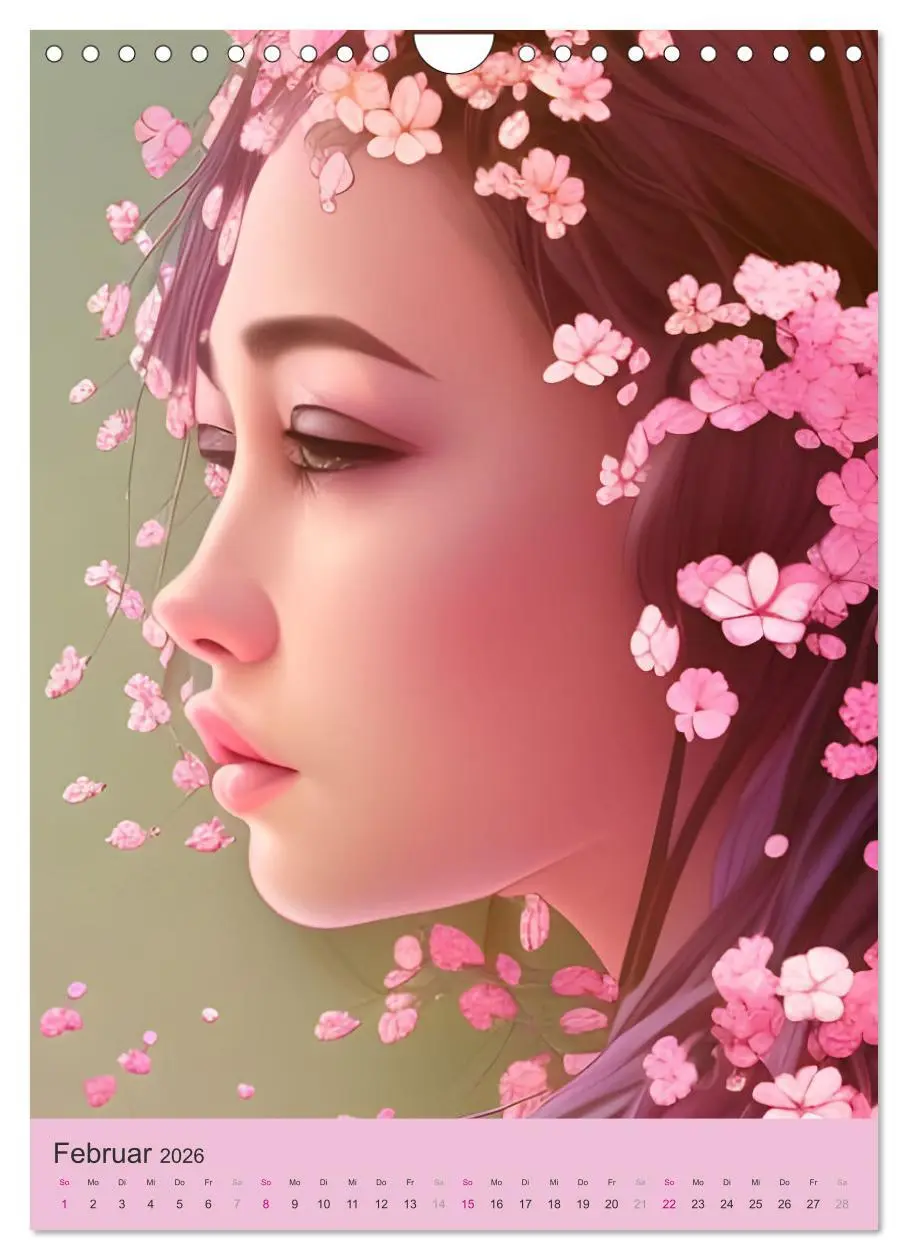 Bild: 9783516322811 | Japanische Kirschblüten - Portraits zum Träumen (Wandkalender 2026...