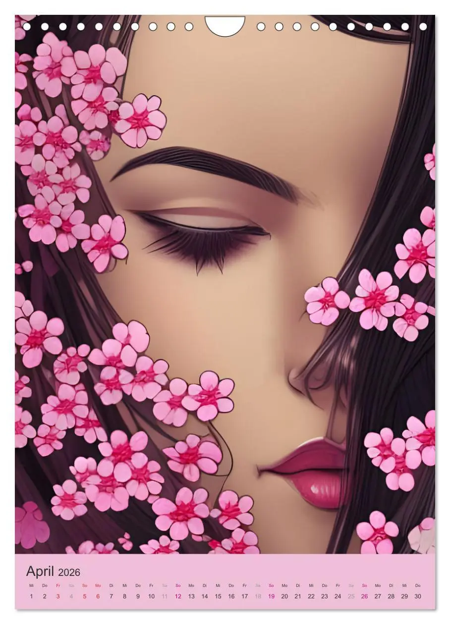 Bild: 9783516322811 | Japanische Kirschblüten - Portraits zum Träumen (Wandkalender 2026...