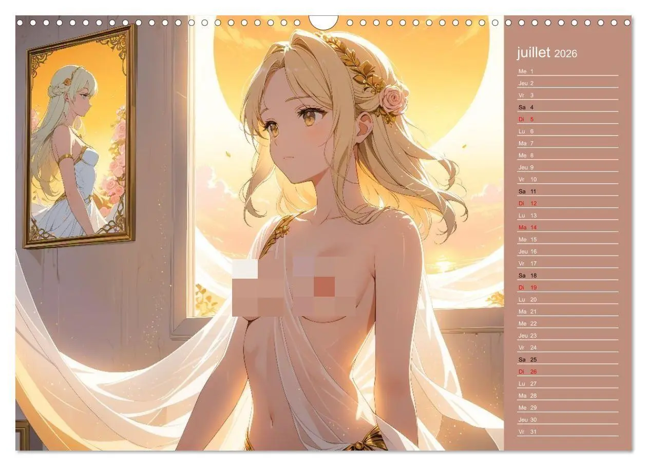 Bild: 9783516702811 | Mythes Sensuels - Déesses manga érotiques (Calendrier mural 2026...