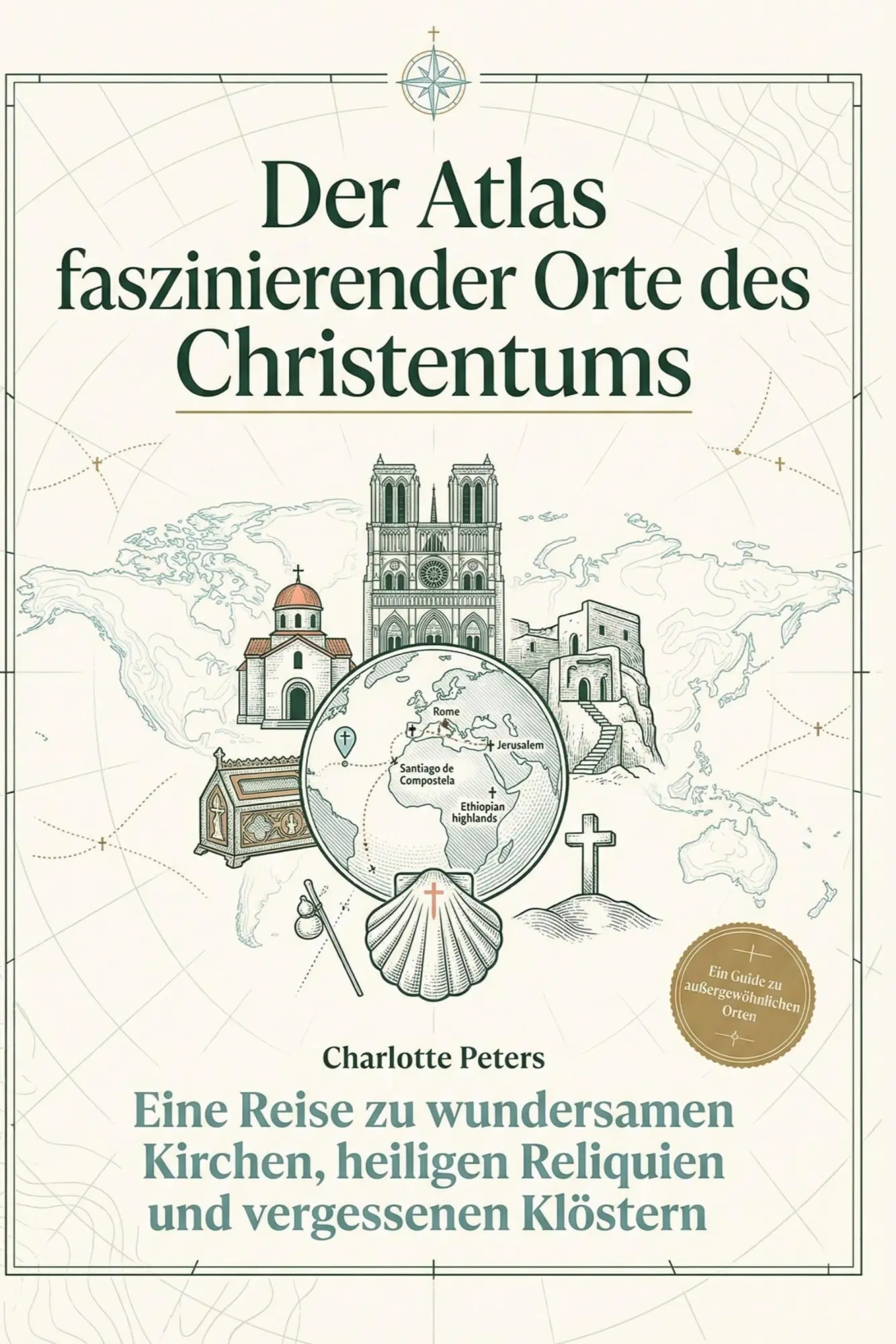 Cover: 9783695382811 | Der Atlas faszinierender Orte des Christentums | Charlotte Peters