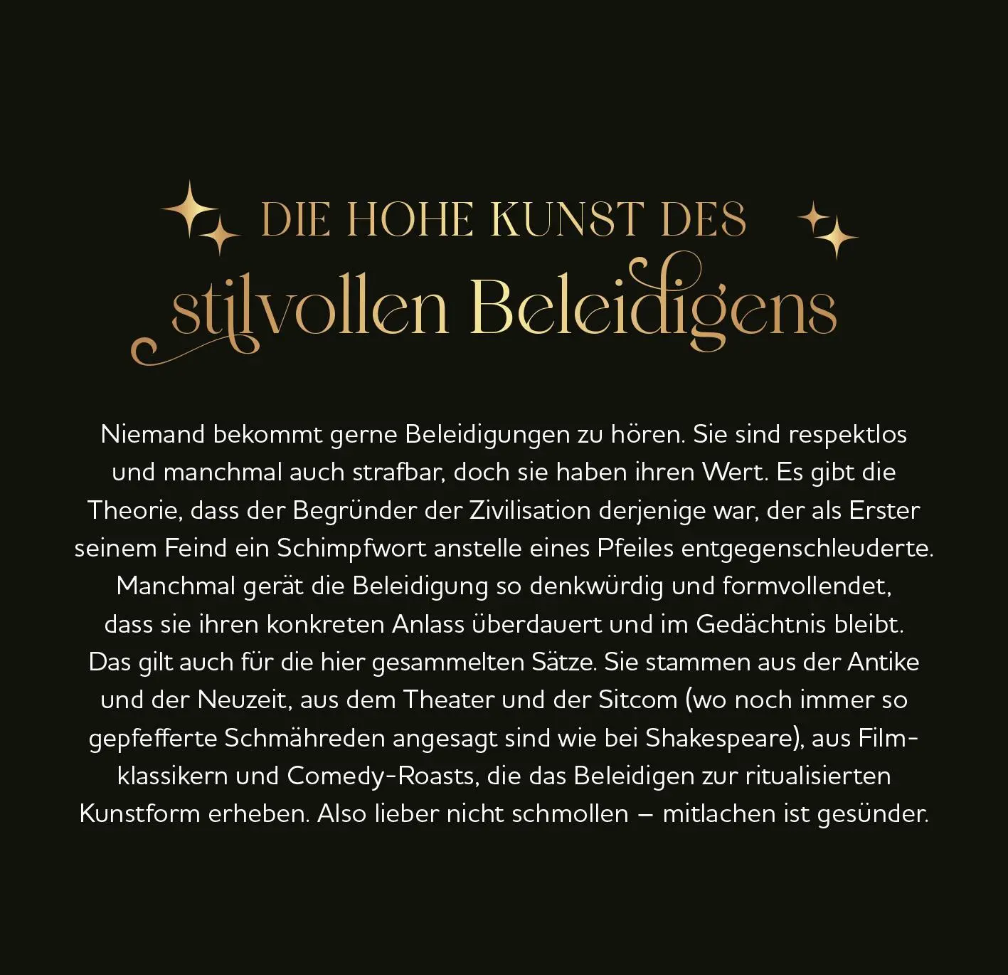 Bild: 9783845862811 | Stilvoll beleidigen | Wieland Schwanebeck | Taschenbuch | 108 S.