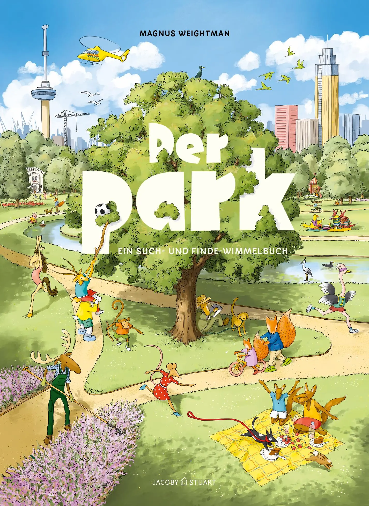 Cover: 9783964282811 | Der Park | Ein Such- und Finde-Wimmelbuch | Magnus Weightman | Buch