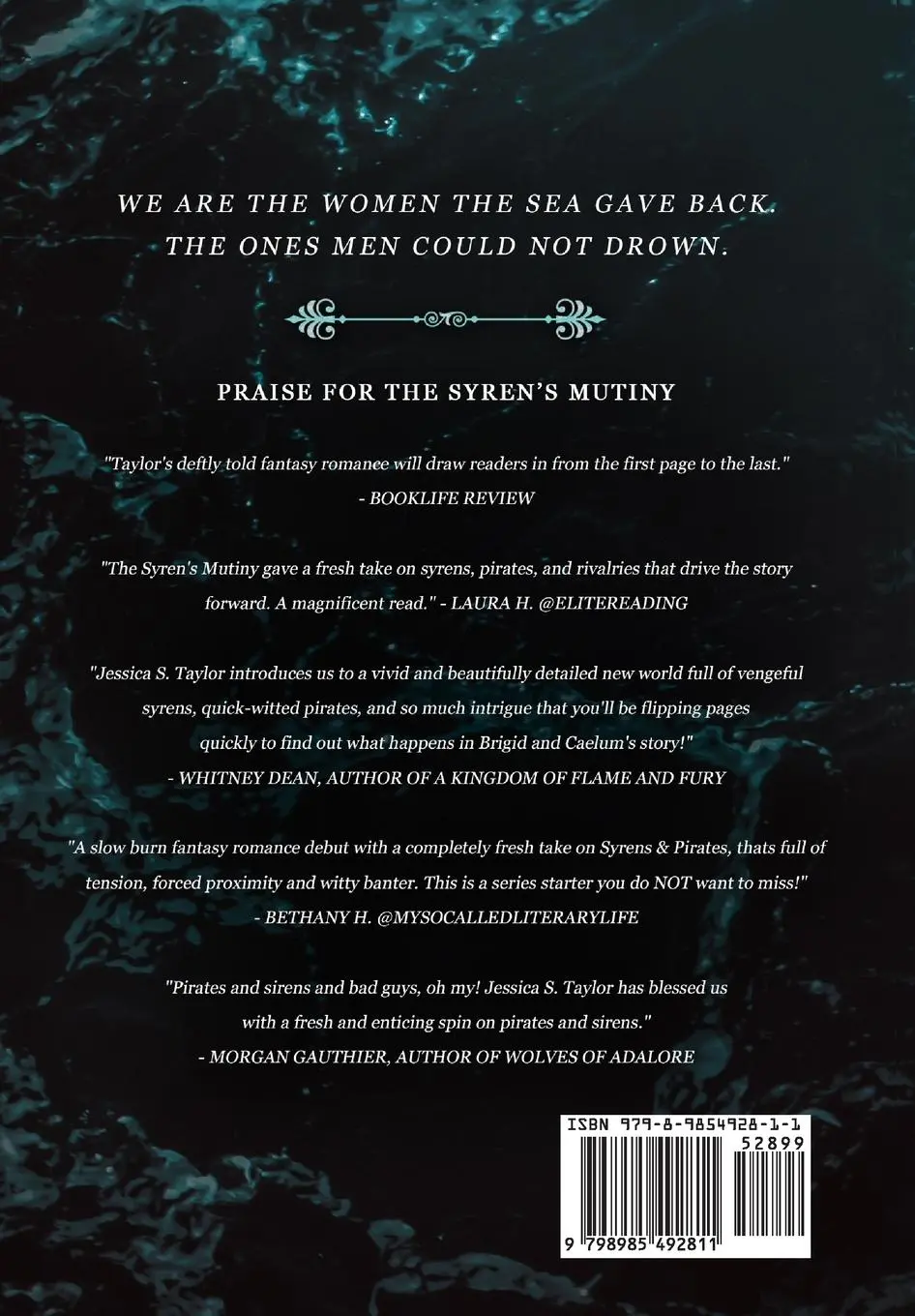 Rückseite: 9798985492811 | The Syren's Mutiny (Hardcover) | Jessica S Taylor | Buch | Englisch