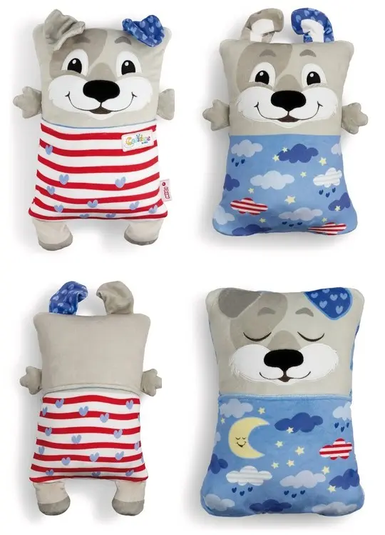 Cover: 4012390622911 | Nici 62291 Kuscheltier Hund mit Wendefunktion 30x20cm | Cosidoos