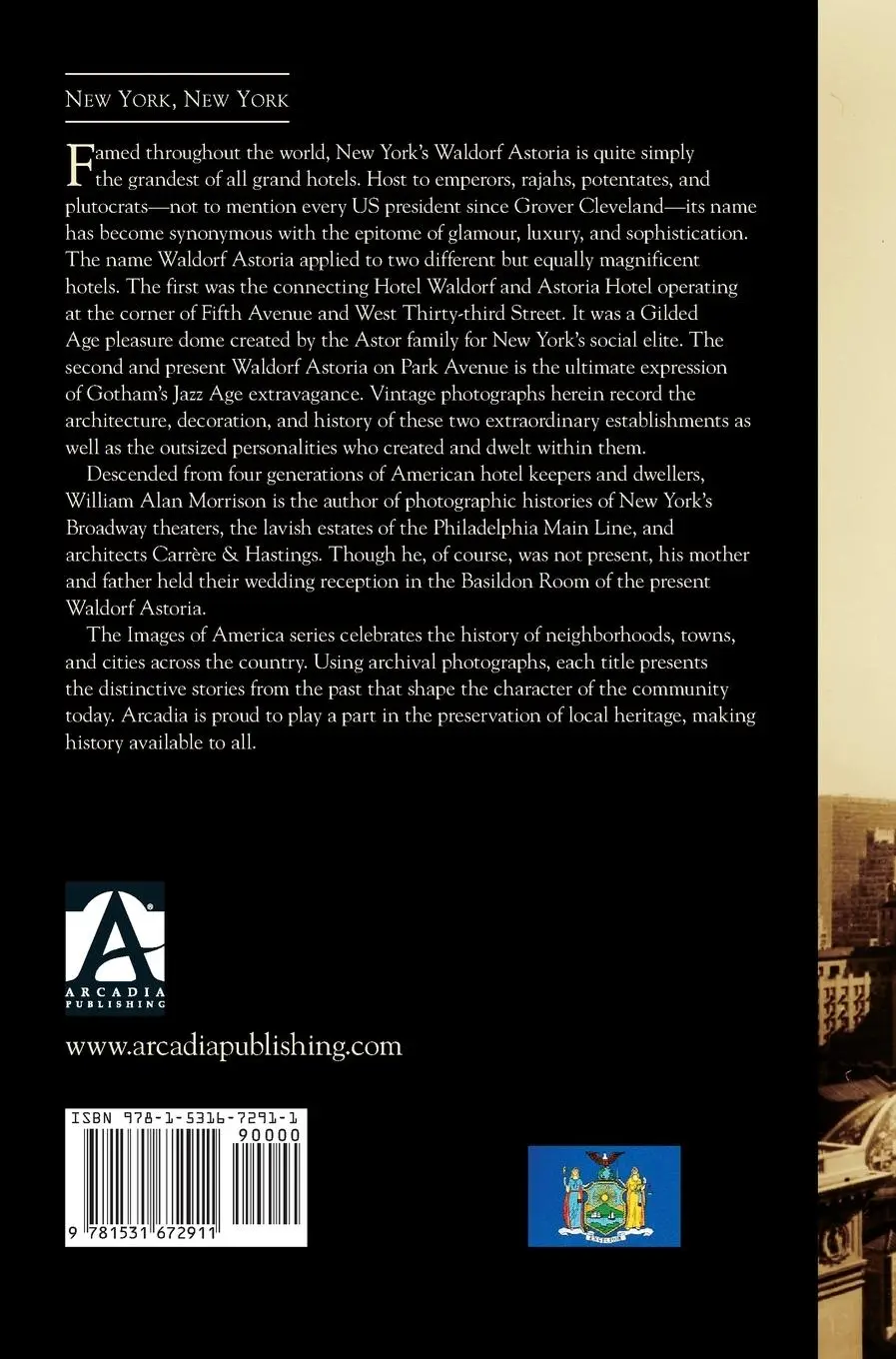 Rückseite: 9781531672911 | Waldorf Astoria | William Alan Morrison | Buch | Gebunden | Englisch