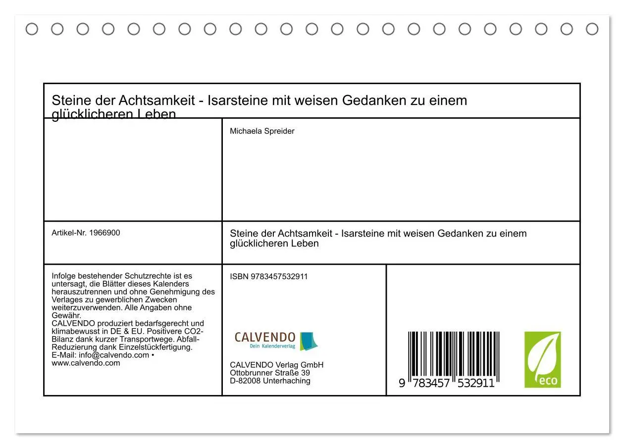Bild: 9783457532911 | Steine der Achtsamkeit - Isarsteine mit weisen Gedanken zu einem...