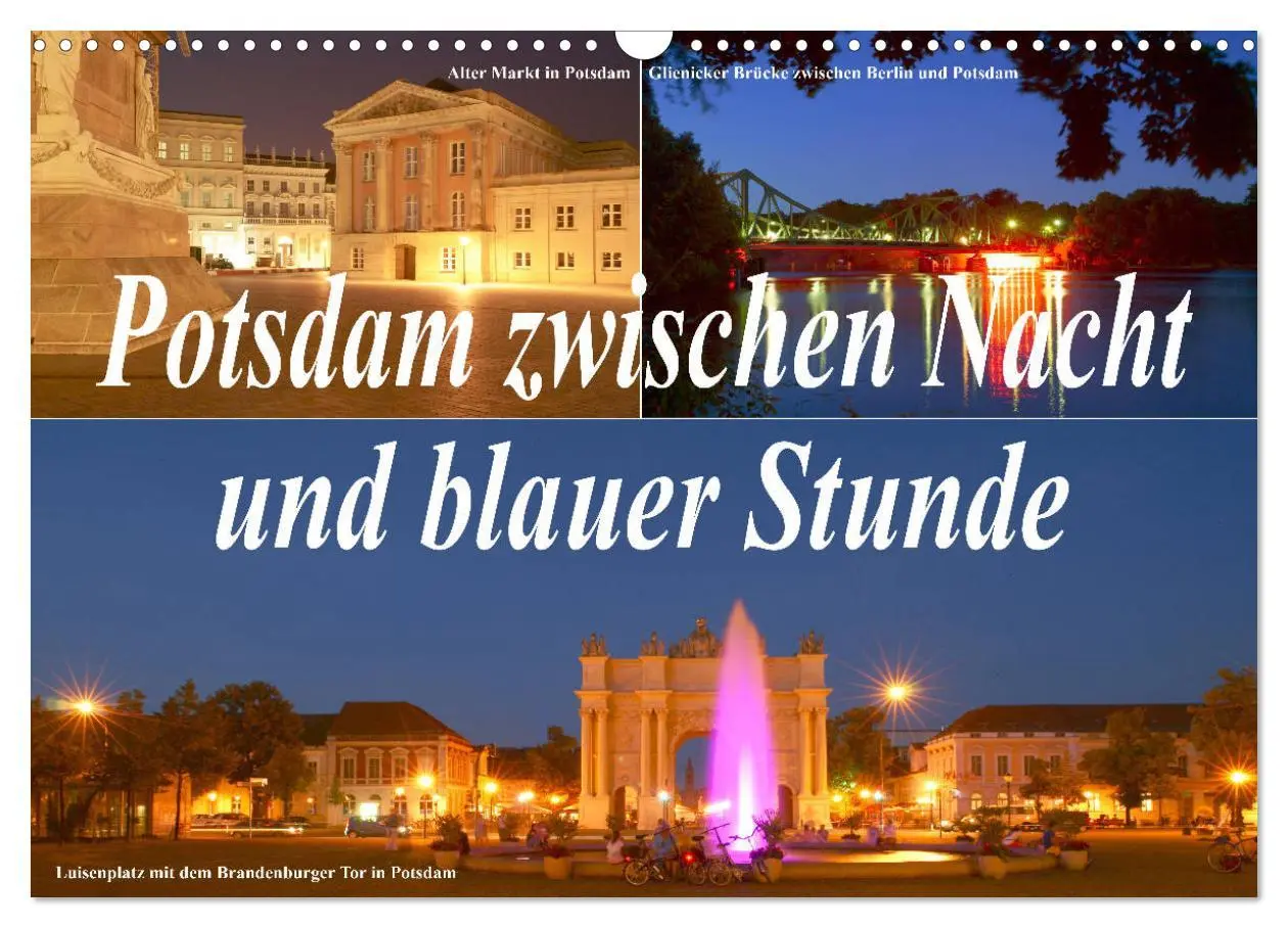 Cover: 9783457772911 | Potsdam zwischen Nacht und blauer Stunde (Wandkalender 2026 DIN A3...