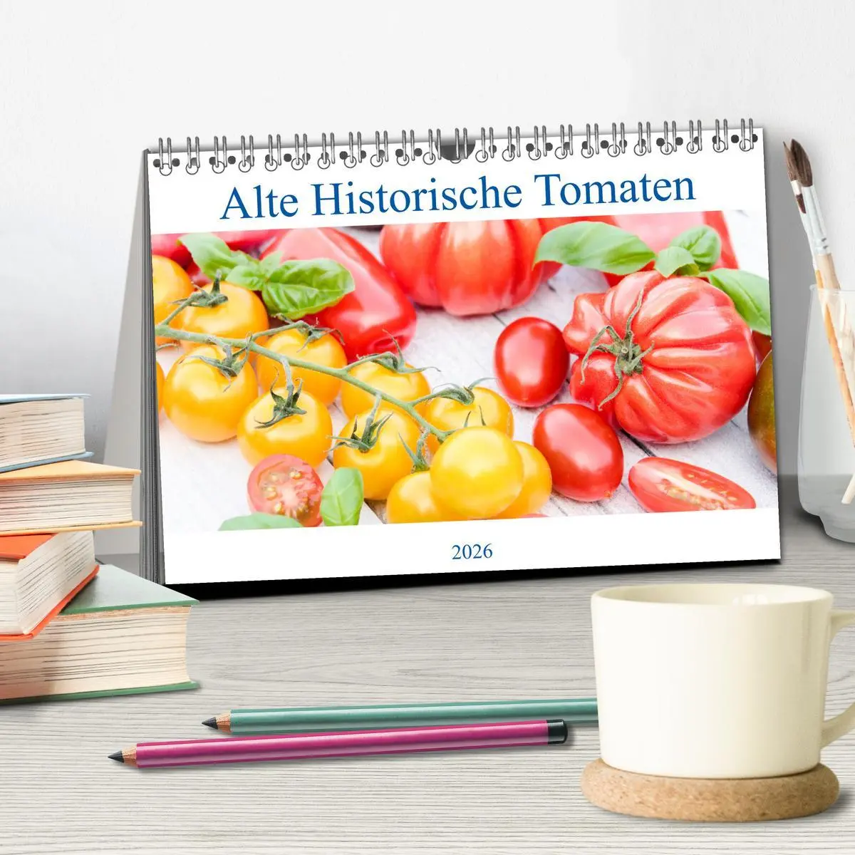 Bild: 9783457912911 | Alte Historische Tomaten (Tischkalender 2026 DIN A5 quer), CALVENDO...