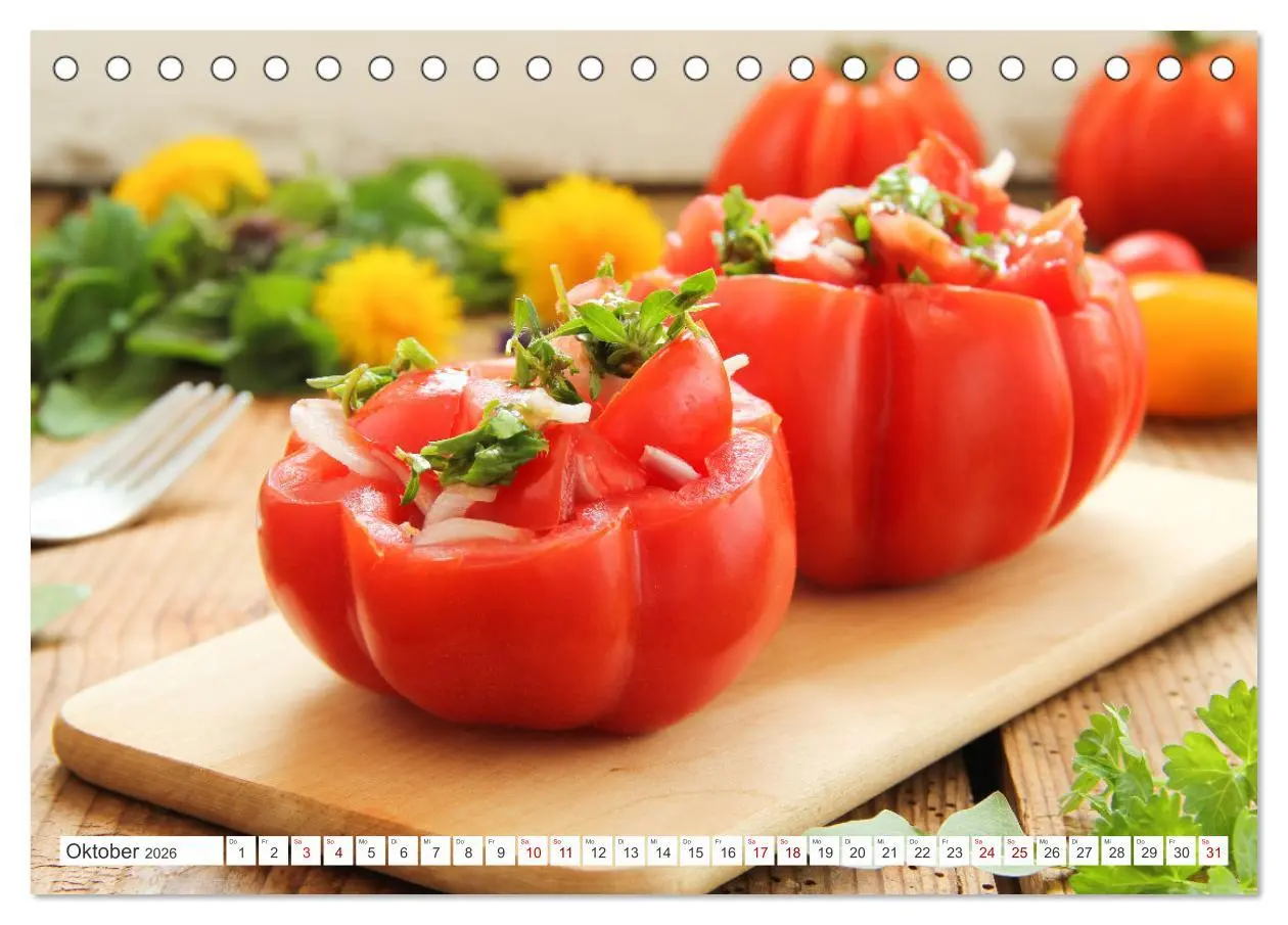 Bild: 9783457912911 | Alte Historische Tomaten (Tischkalender 2026 DIN A5 quer), CALVENDO...