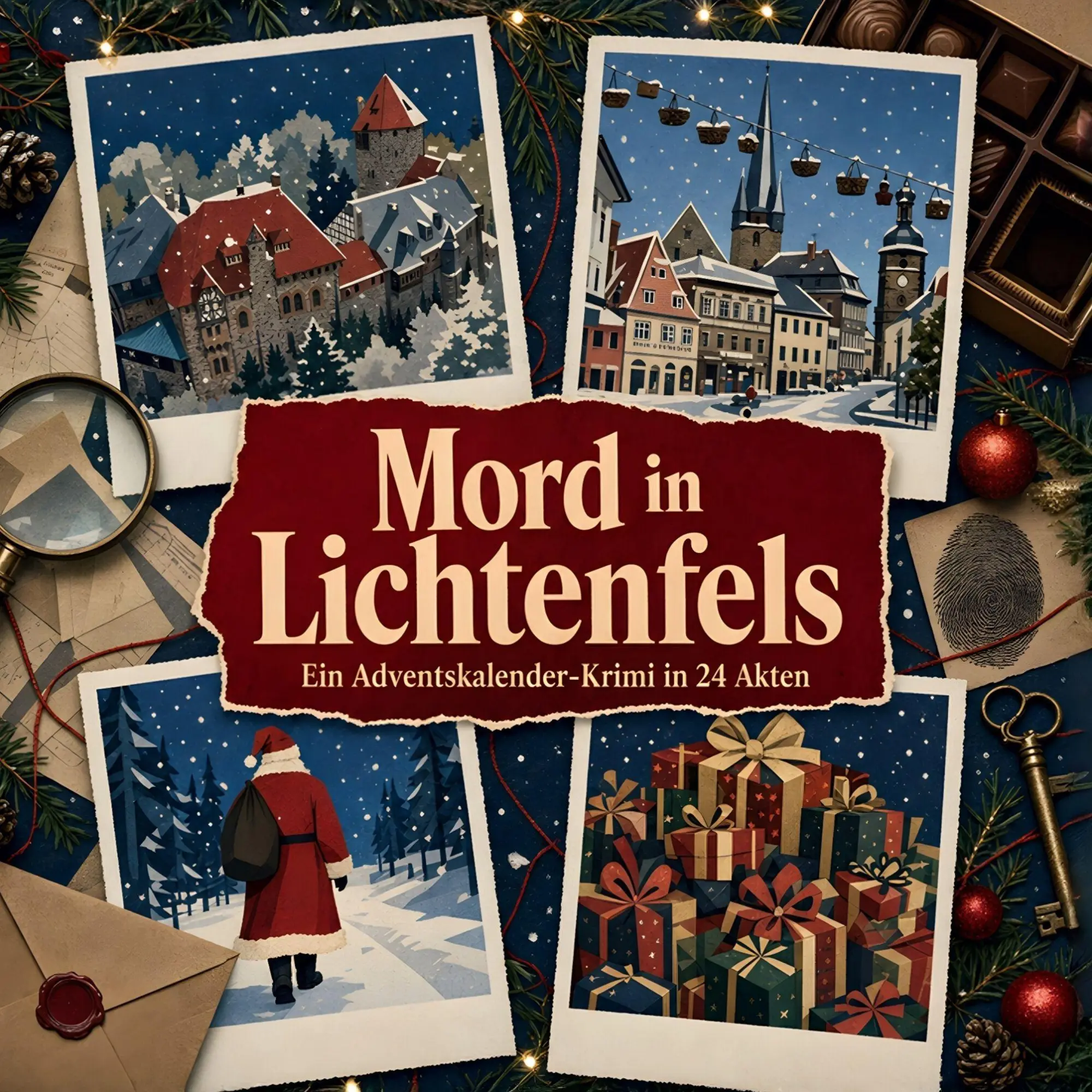 Cover: 9783696122911 | Mord in Lichtenfels | Ein Adventskalender-Krimi in 24 Akten | Schröder
