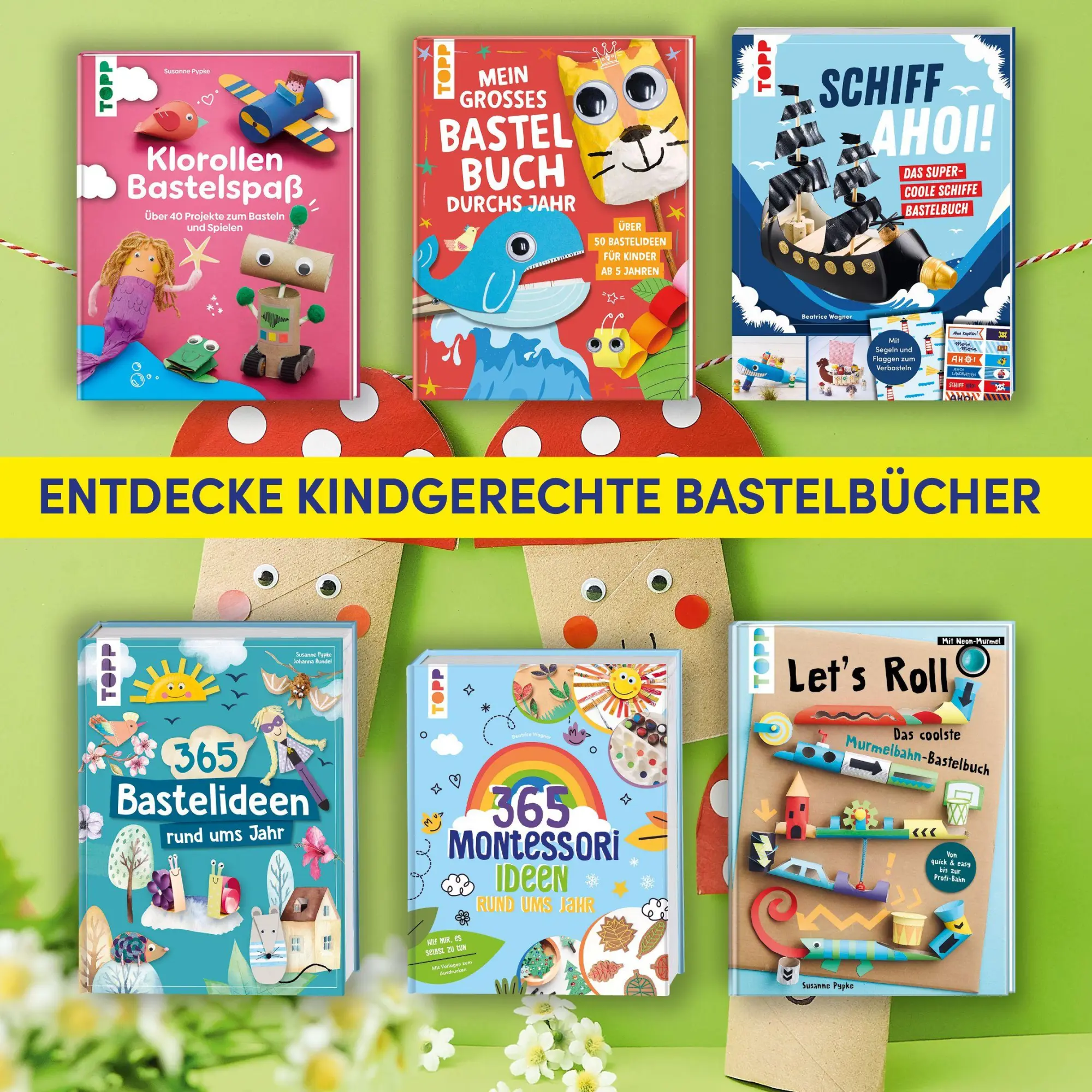 Bild: 9783735892911 | Klorollen Bastelspaß | Über 40 Projekte zum Basteln und Spielen | Buch