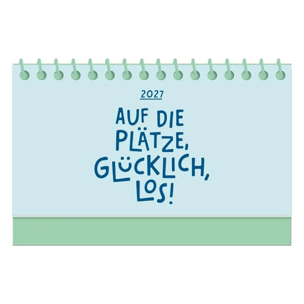 Cover: 9783986362911 | Mini-Kalender Colour Up 2027 Auf die Plätze, glücklich, los! | 12 S.