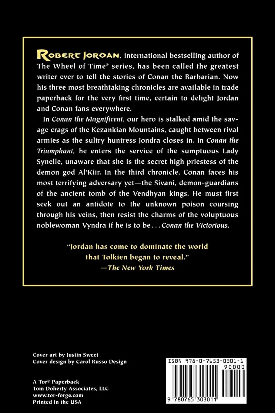 Rückseite: 9780765303011 | The Further Chronicles of Conan | Robert Jordan | Taschenbuch | 2000
