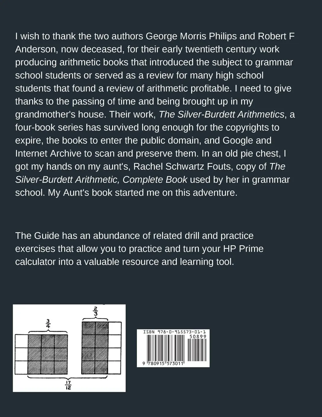 Rückseite: 9780915573011 | HP Prime Guide THE SILVER-BURDETT ARITHMETICS (Annotated) Selected...