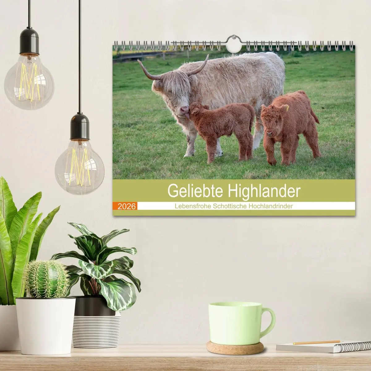 Bild: 9783457663011 | Geliebte Highlander (Wandkalender 2026 DIN A4 quer), CALVENDO...