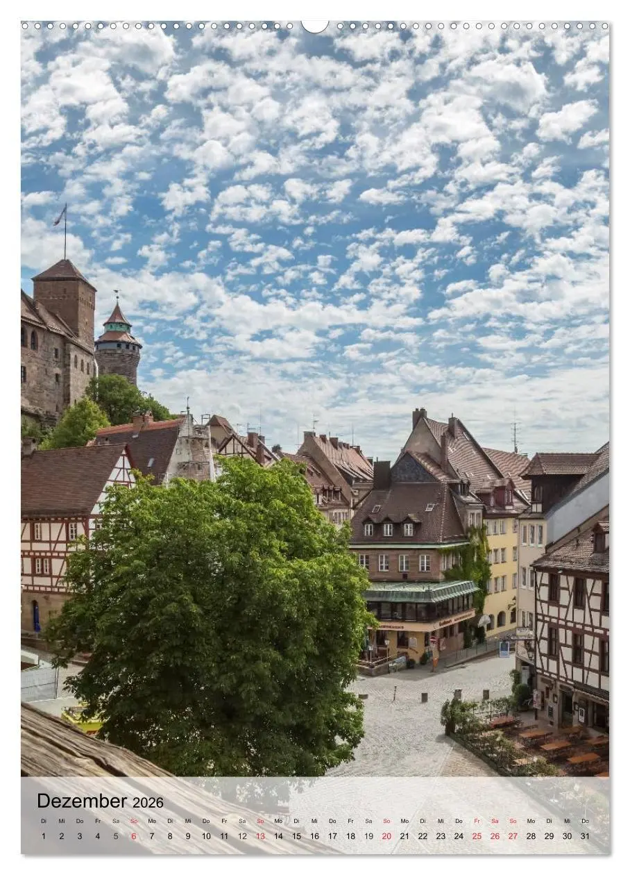 Bild: 9783516443011 | NÜRNBERG Charmante Altstadt (hochwertiger Premium Wandkalender 2026...