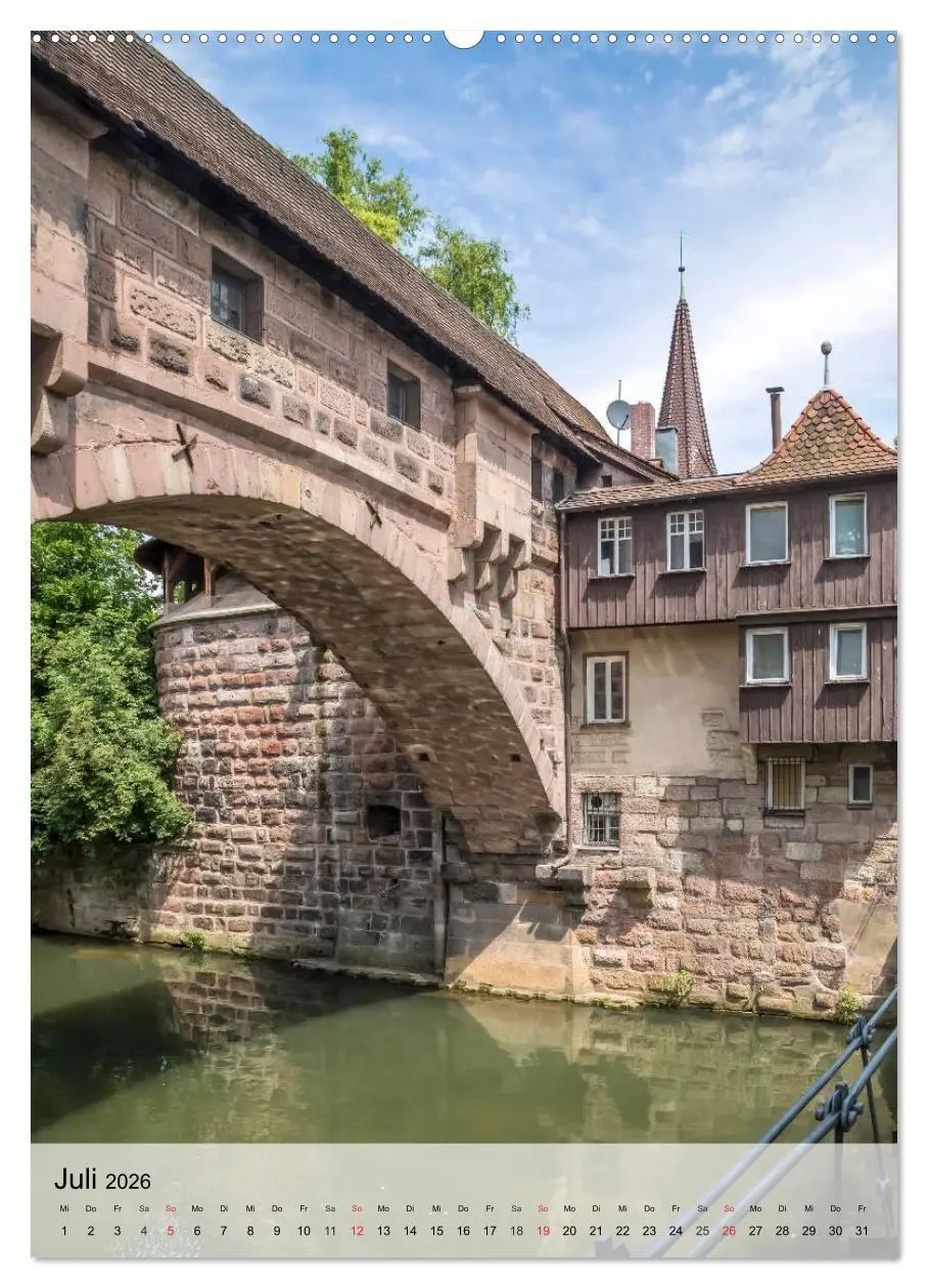 Bild: 9783516443011 | NÜRNBERG Charmante Altstadt (hochwertiger Premium Wandkalender 2026...