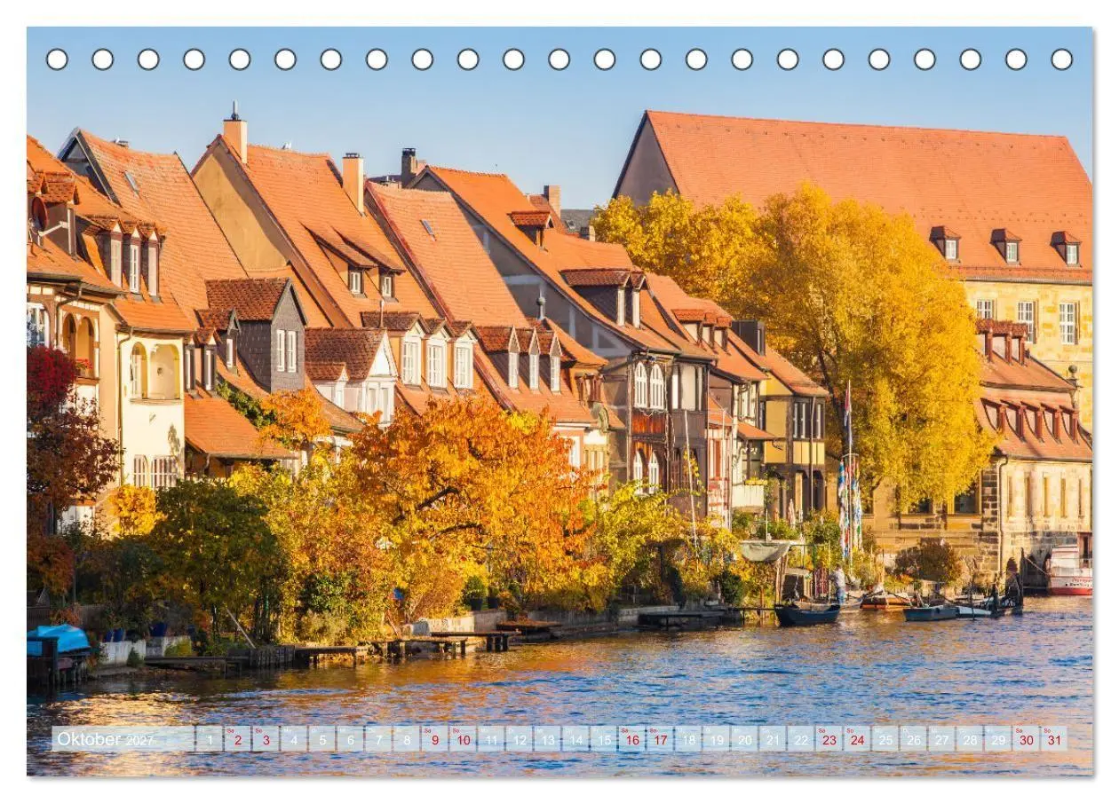 Bild: 9783516993011 | Unterwegs in Bamberg (Tischkalender 2027 DIN A5 quer), CALVENDO...