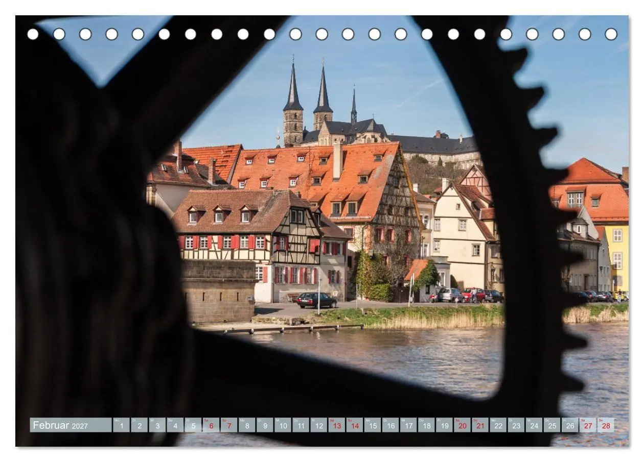 Bild: 9783516993011 | Unterwegs in Bamberg (Tischkalender 2027 DIN A5 quer), CALVENDO...