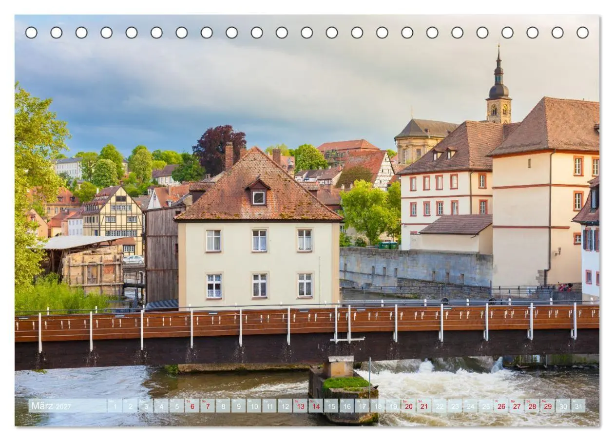 Bild: 9783516993011 | Unterwegs in Bamberg (Tischkalender 2027 DIN A5 quer), CALVENDO...