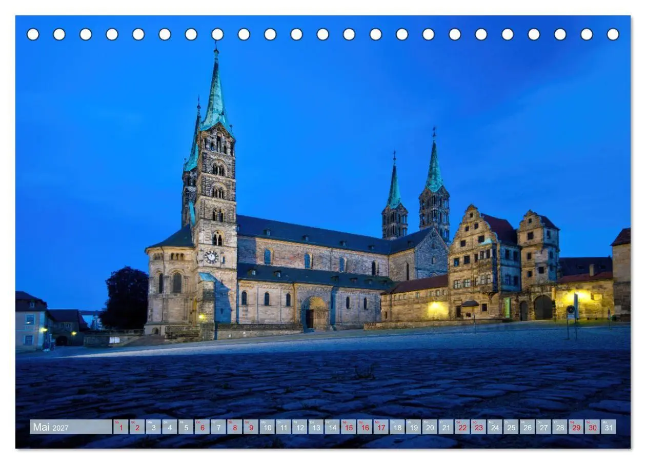 Bild: 9783516993011 | Unterwegs in Bamberg (Tischkalender 2027 DIN A5 quer), CALVENDO...