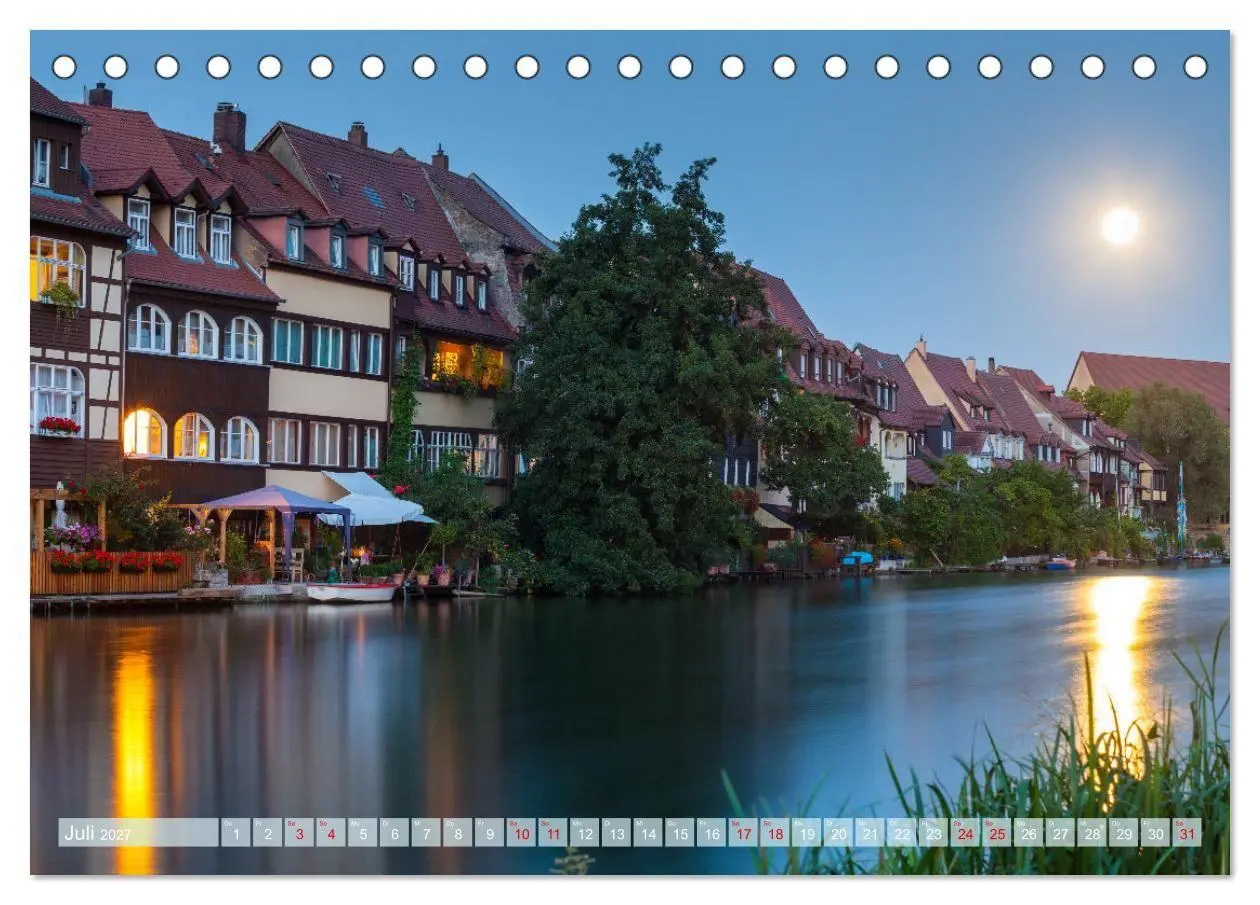 Bild: 9783516993011 | Unterwegs in Bamberg (Tischkalender 2027 DIN A5 quer), CALVENDO...