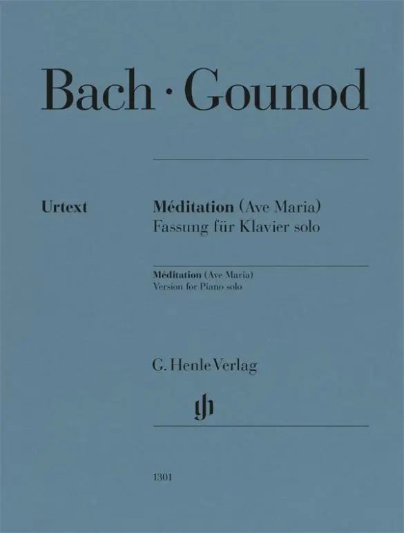 Cover: 9790201813011 | Charles Gounod - Méditation, Ave Maria (Johann Sebastian Bach) | Condé