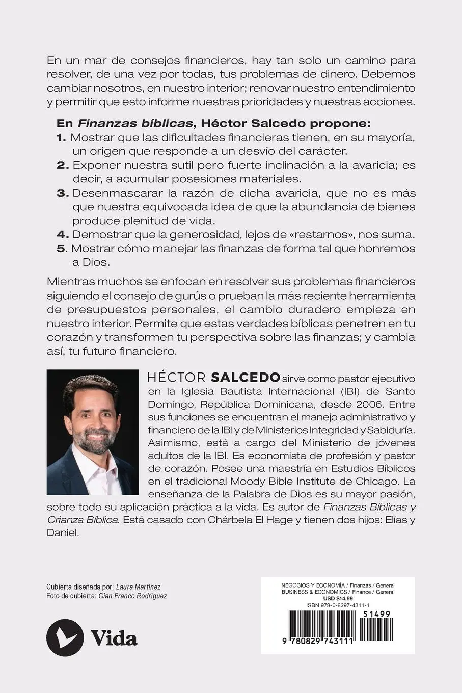 Rückseite: 9780829743111 | Finanzas bíblicas | Cambia tú y cambiarán tus finanzas | Salcedo