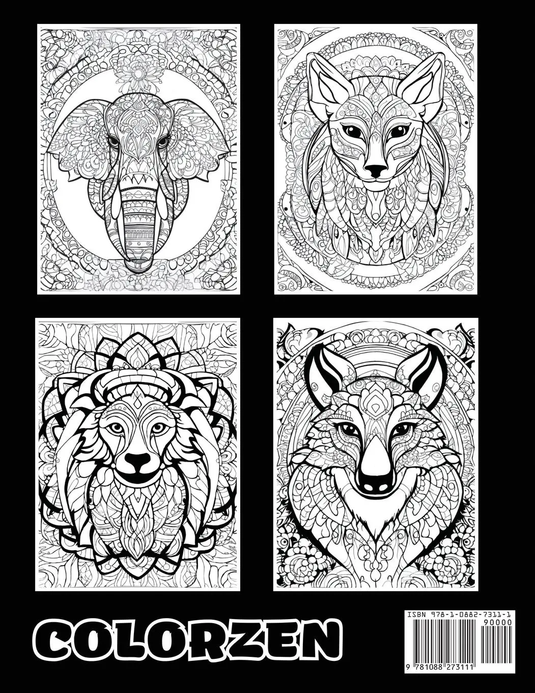Rückseite: 9781088273111 | Mystic Beasts Unveiled | Colorzen | Taschenbuch | Englisch | 2023