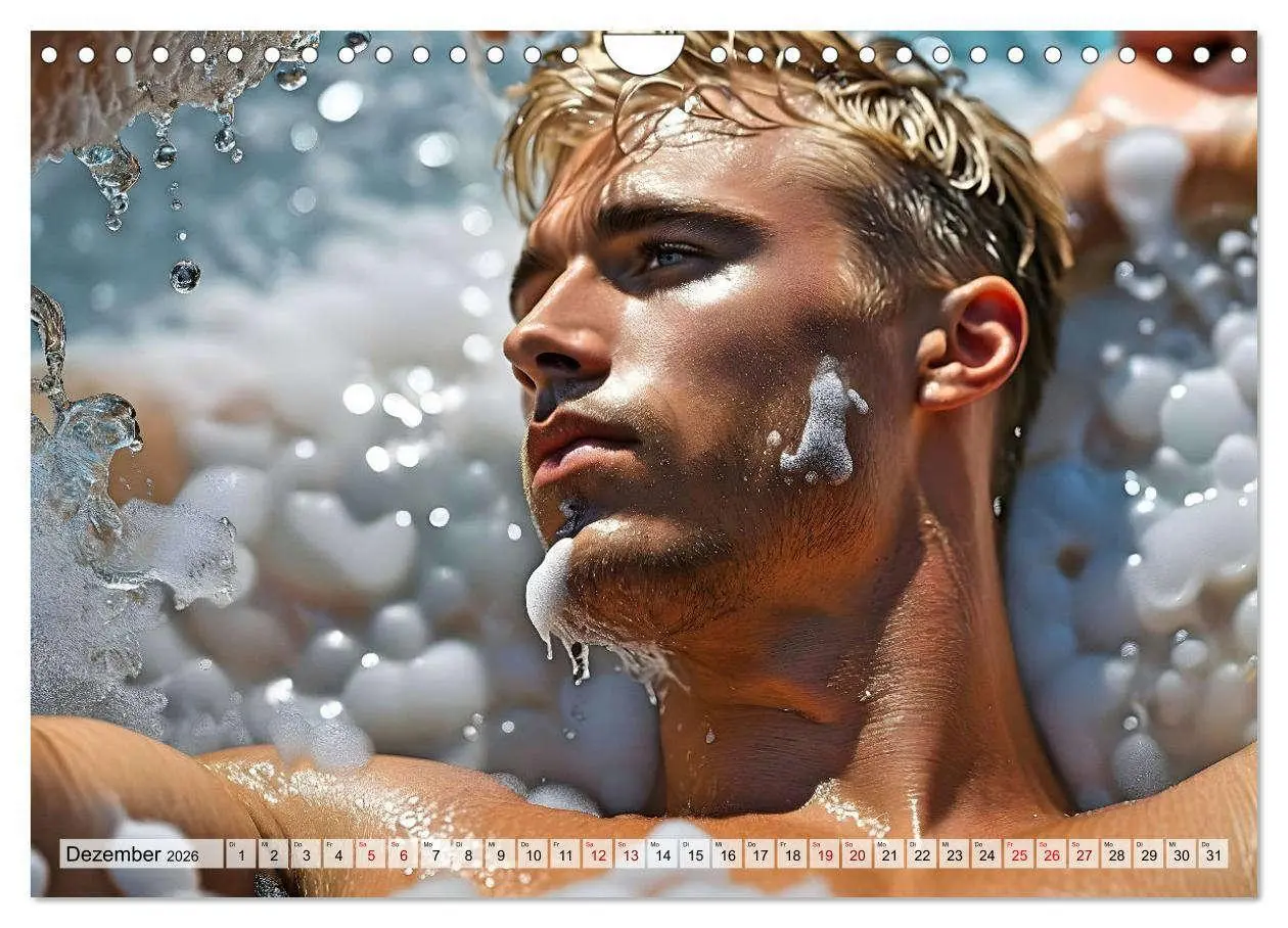 Bild: 9783457273111 | Heiße Kerle im Badeschaum - Muskeln, Tattoos und Wasserspiele...