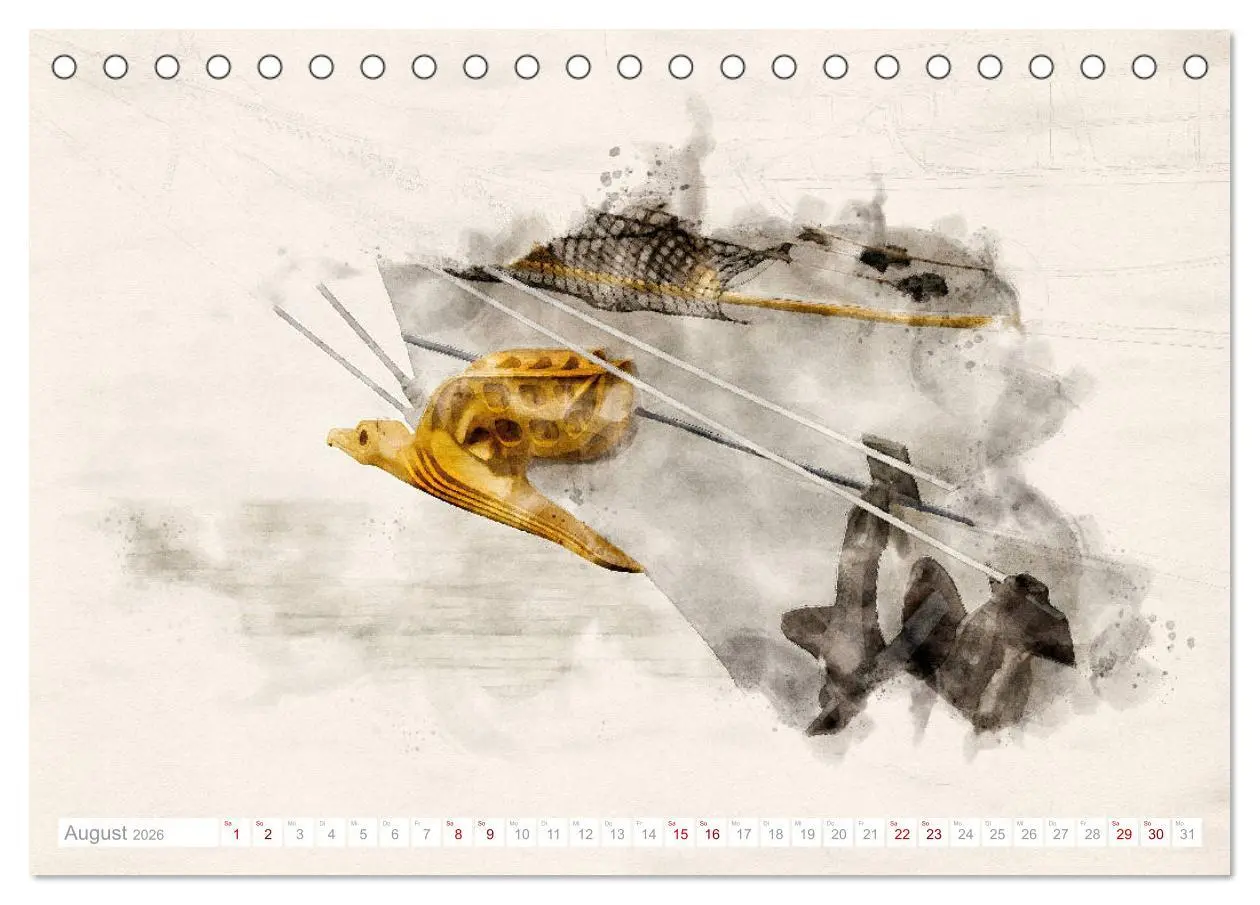 Bild: 9783457653111 | Künstlerische Ansichten der Gorch Fock (Tischkalender 2026 DIN A5...