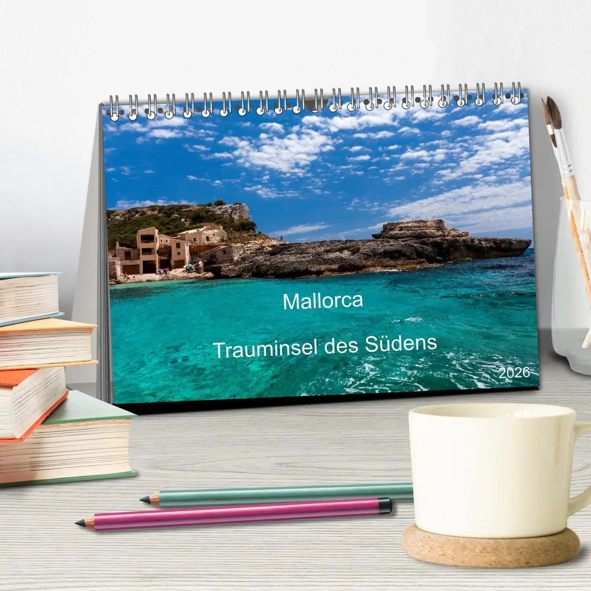 Bild: 9783516123111 | Mallorca - Trauminsel des Südens (Tischkalender 2026 DIN A5 quer),...