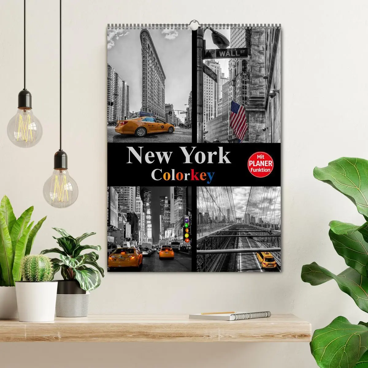 Bild: 9783516433111 | New York Colorkey (Wandkalender 2026 DIN A2 hoch), CALVENDO...
