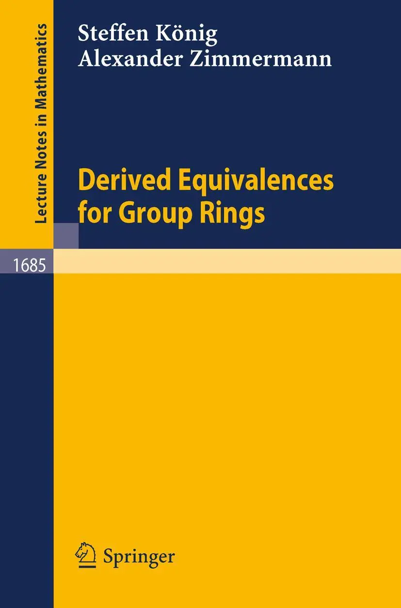 Cover: 9783540643111 | Derived Equivalences for Group Rings | Steffen König (u. a.) | Buch
