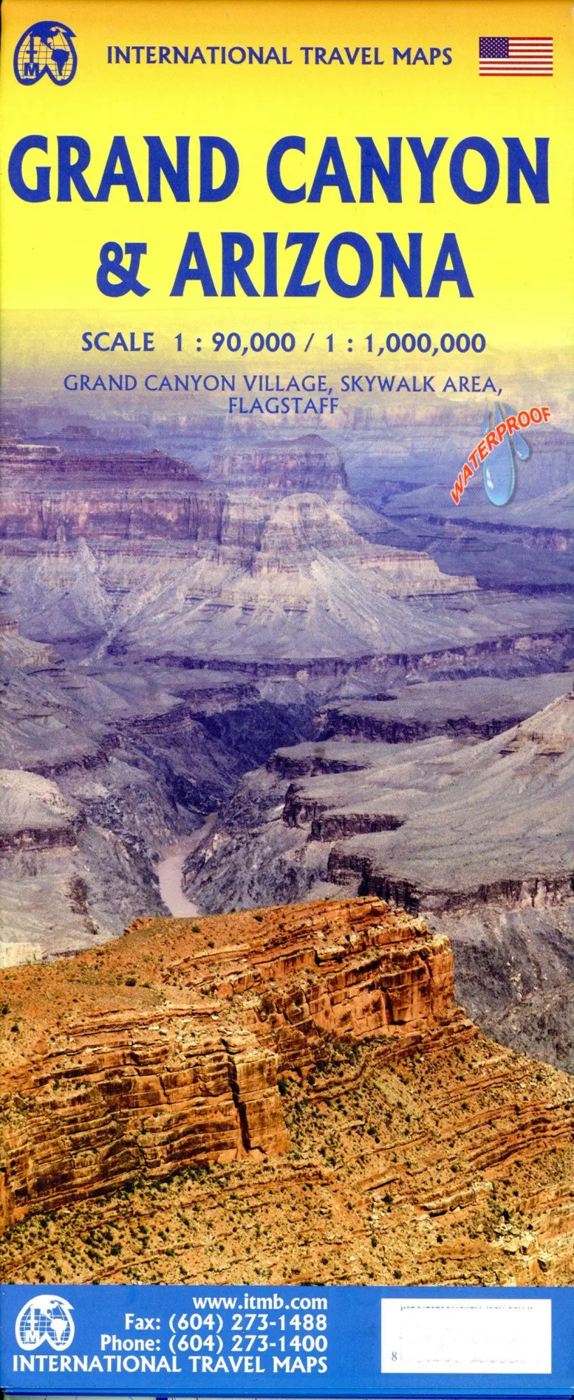 Cover: 9781771293211 | Grand Canyon &amp; Arizona | 1:90000 | (Land-)Karte | Englisch | 2022