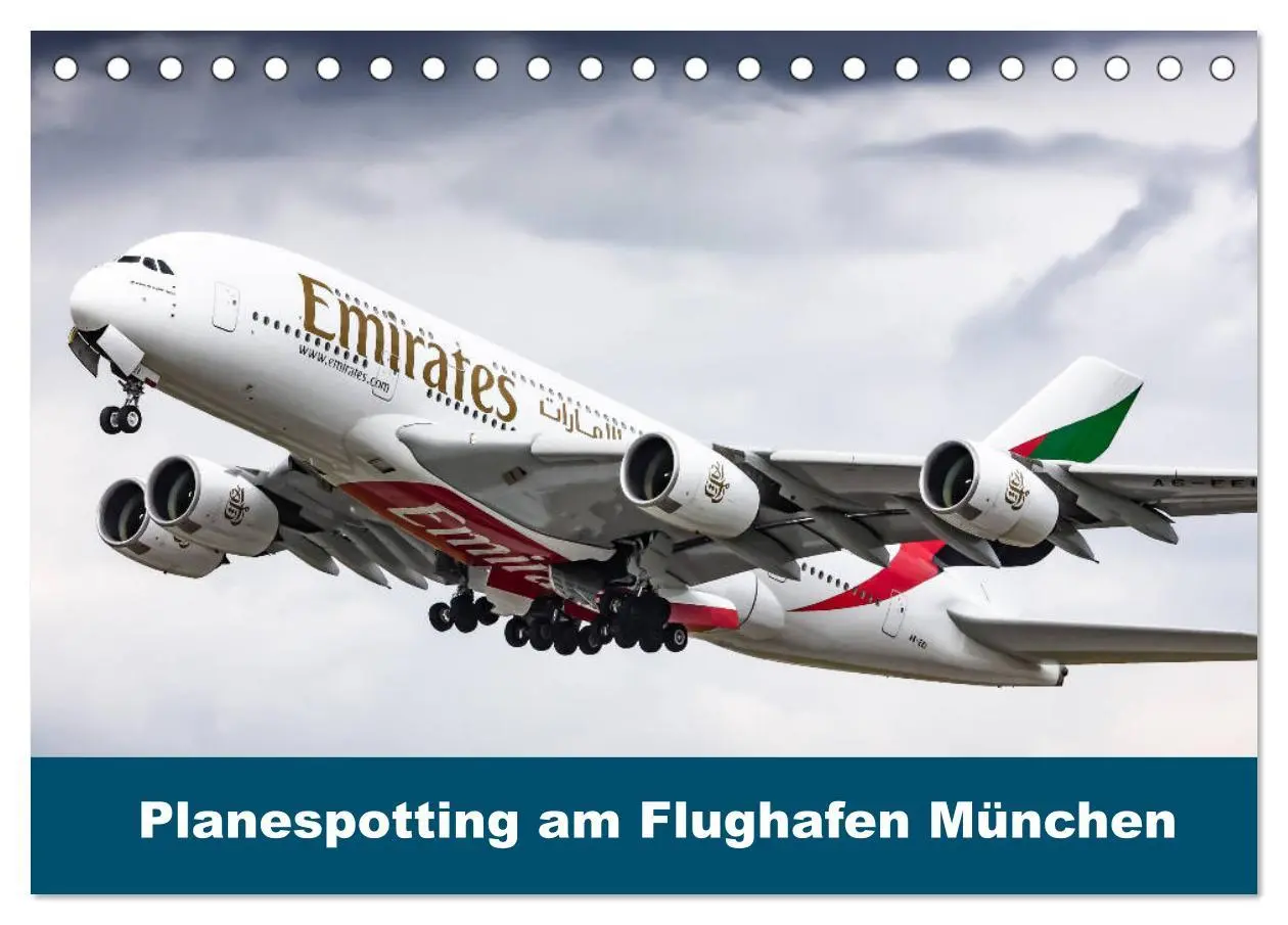 Cover: 9783435173211 | Planespotting am Flughafen München (Tischkalender 2025 DIN A5...