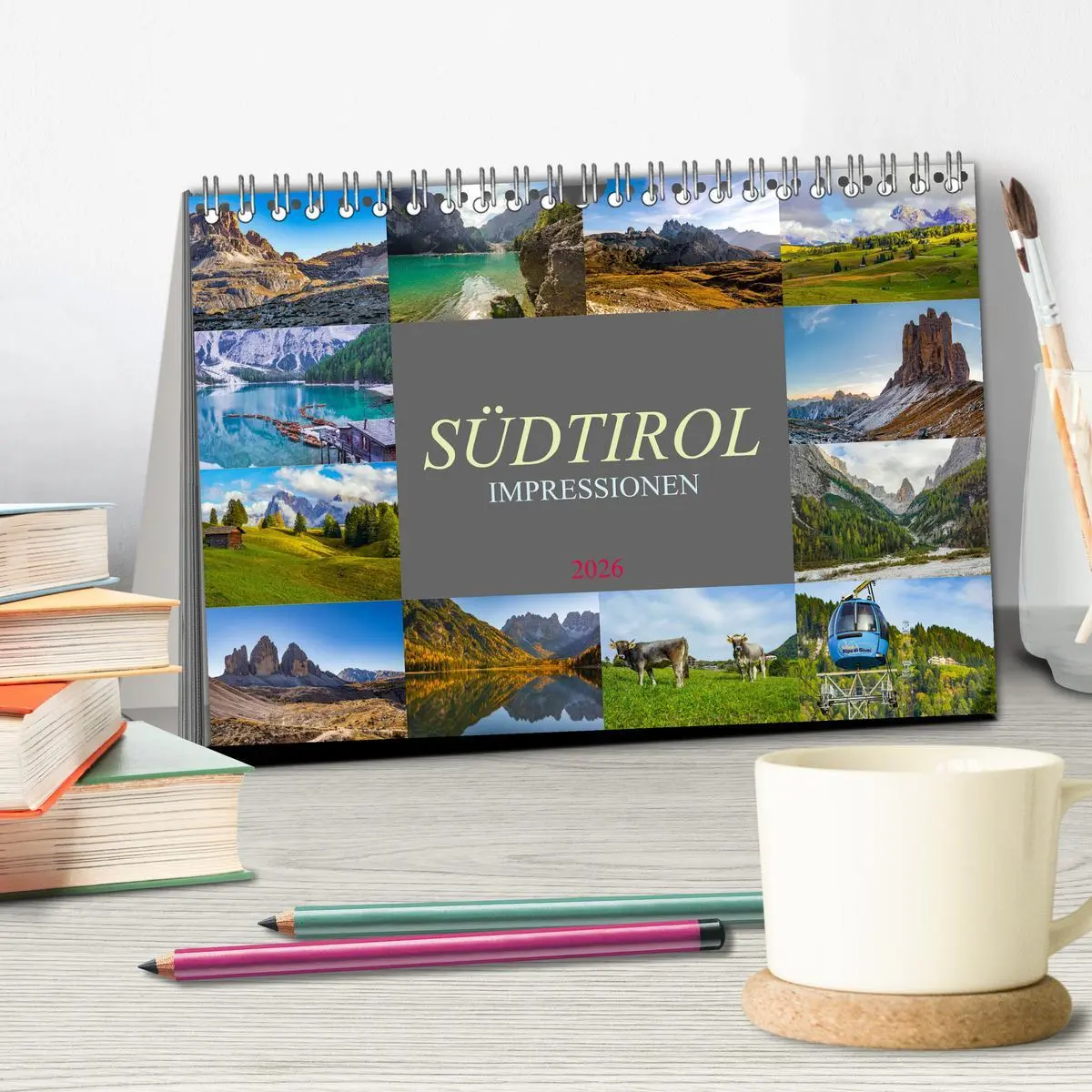 Bild: 9783457263211 | Südtirol Impressionen (Tischkalender 2026 DIN A5 quer), CALVENDO...