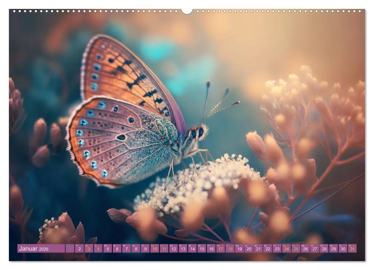 Bild: 9783457403211 | Filigrane Leichtigkeit - Schmetterlinge (Wandkalender 2026 DIN A2...
