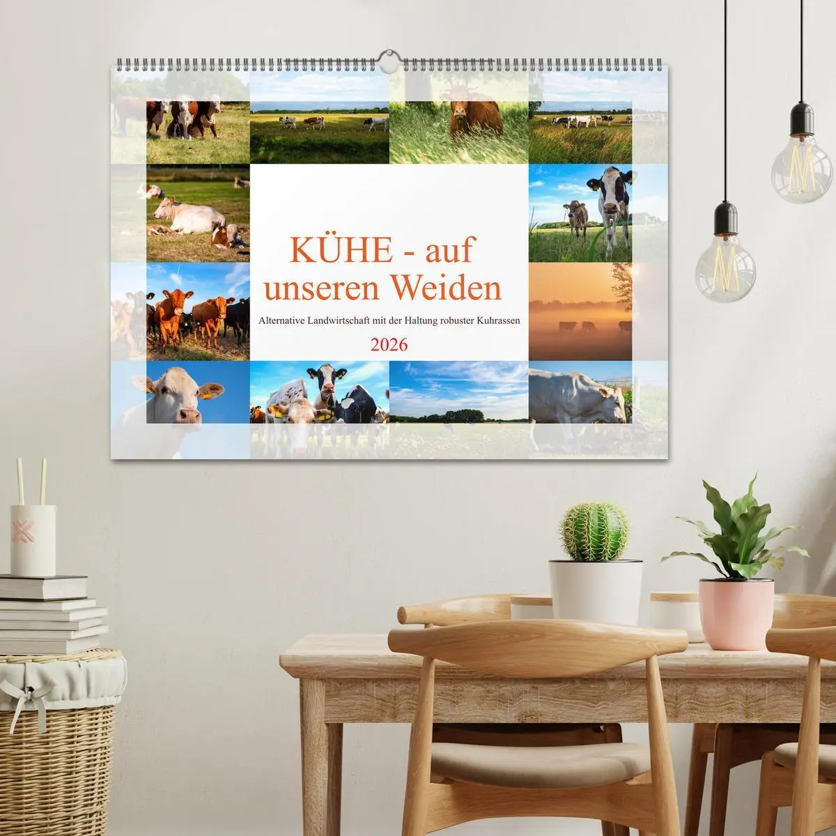 Bild: 9783457573211 | Kühe - auf unseren Weiden (Wandkalender 2026 DIN A2 quer), CALVENDO...