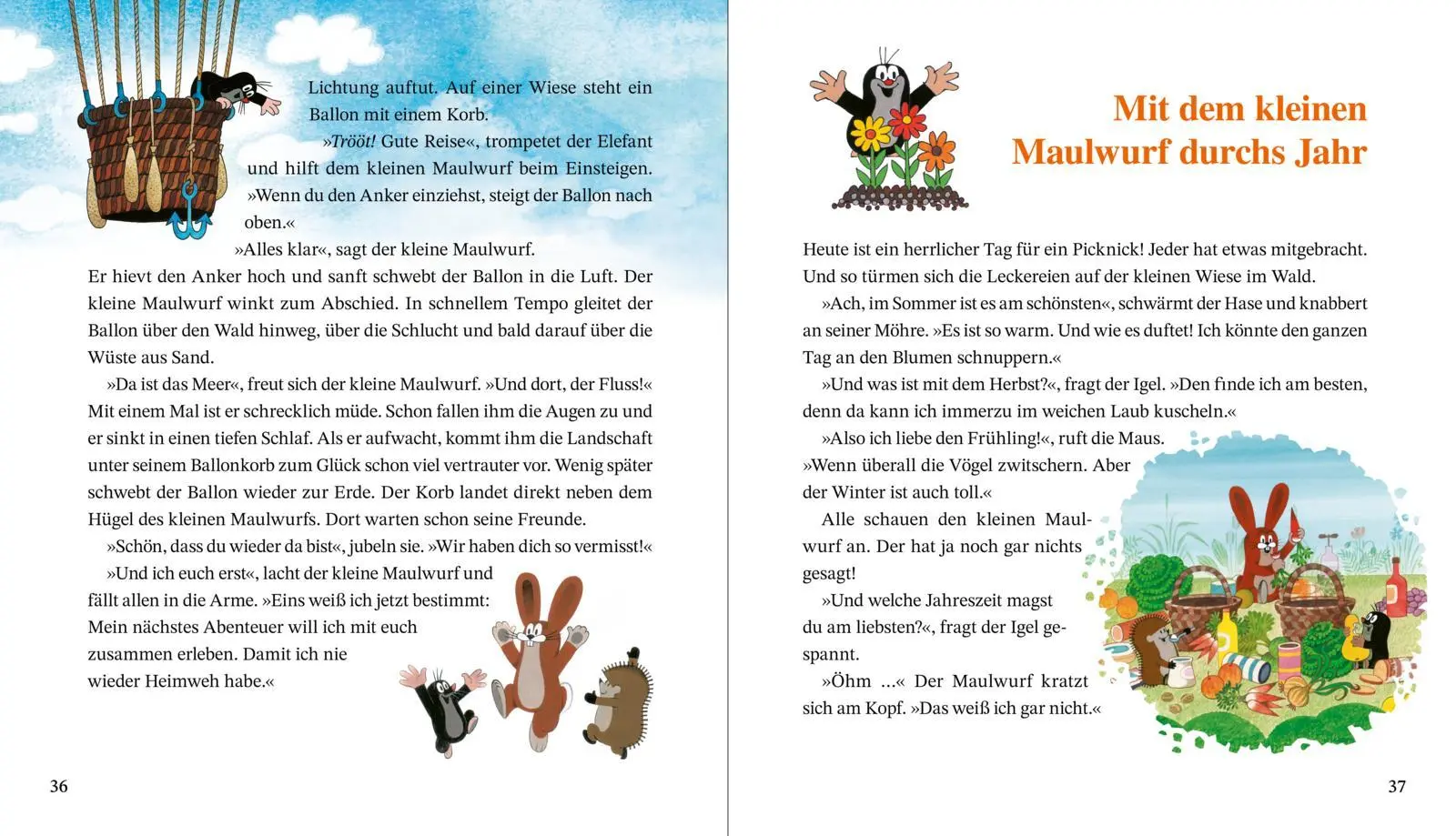 Bild: 9783551523211 | Hallo, kleiner Maulwurf! Das große Vorlesebuch | Zden¿k Miler (u. a.)