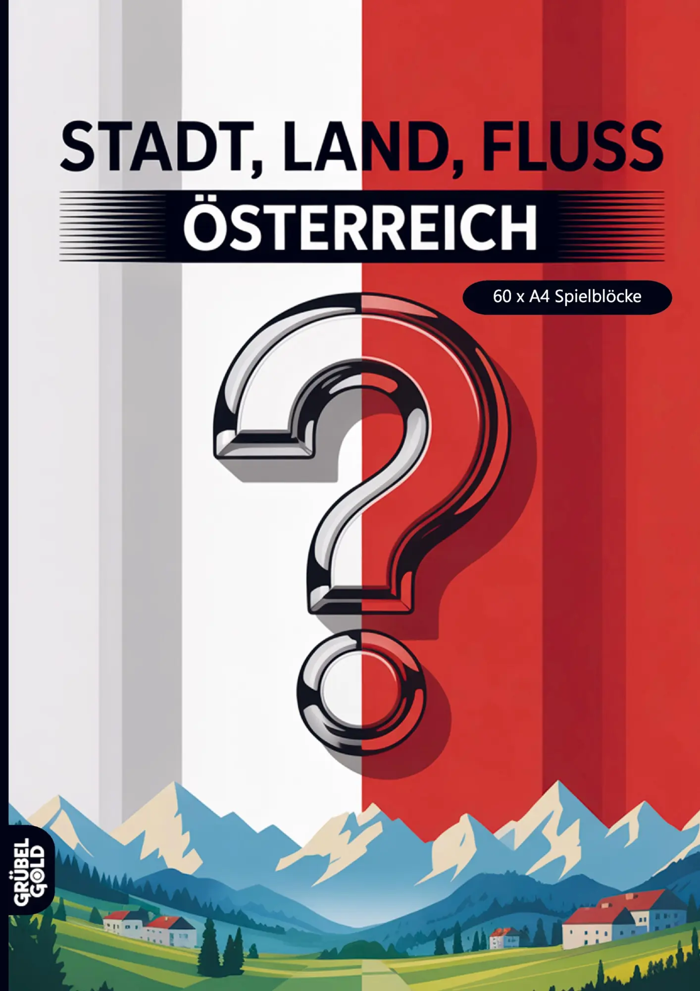 Cover: 9783693193211 | Stadt, Land, Fluss, Österreich | Grübelgold Rätselhefte | Taschenbuch