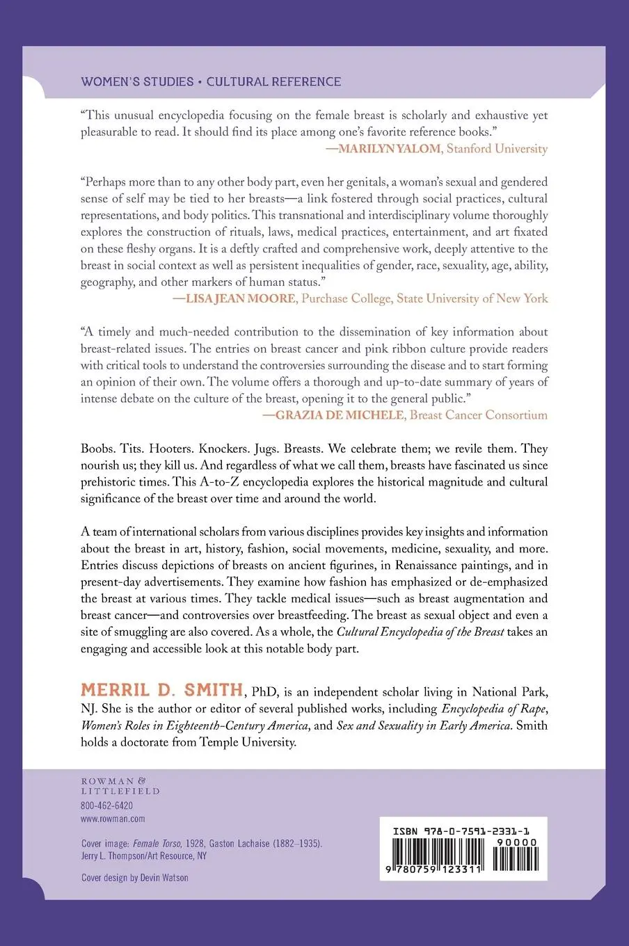 Rückseite: 9780759123311 | Cultural Encyclopedia of the Breast | Merril D. Smith | Buch | 2014