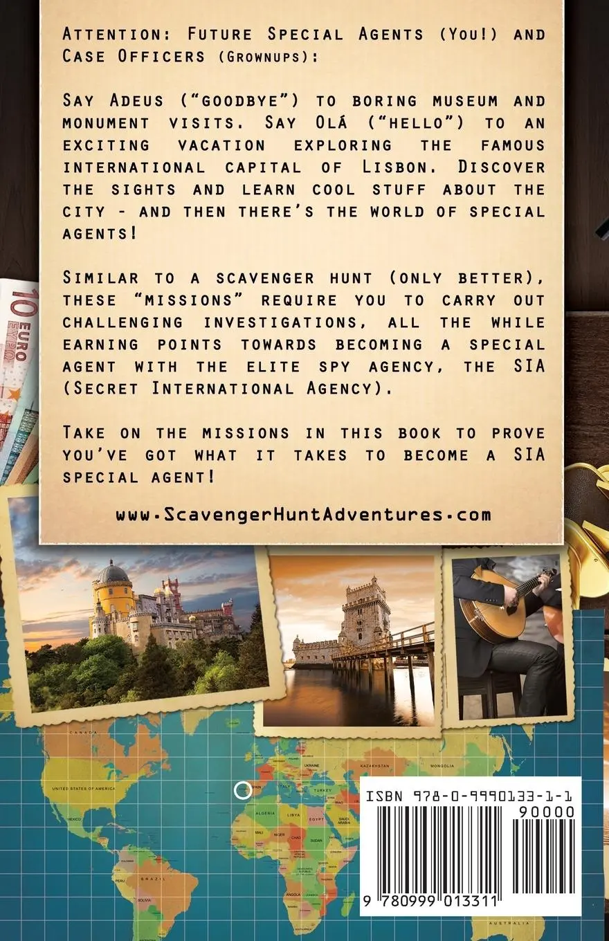 Rückseite: 9780999013311 | Mission Lisbon (and Sintra) | Catherine Aragon | Taschenbuch | 2022