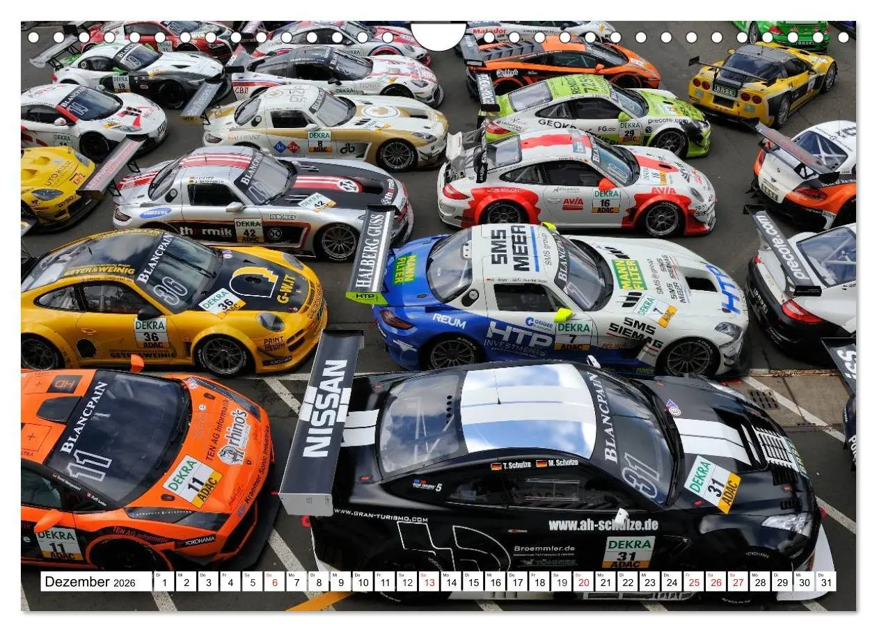 Bild: 9783516033311 | Motorsport am Nürburgring (Wandkalender 2026 DIN A4 quer), CALVENDO...