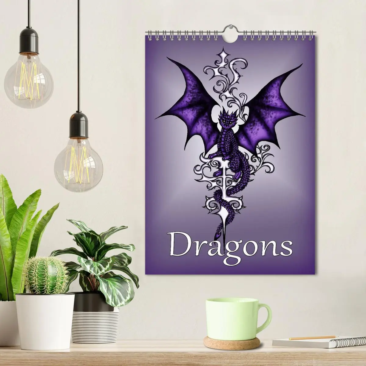 Bild: 9783516583311 | Dragons (Wall Calendar 2026 DIN A4 portrait), CALVENDO 12 Month...