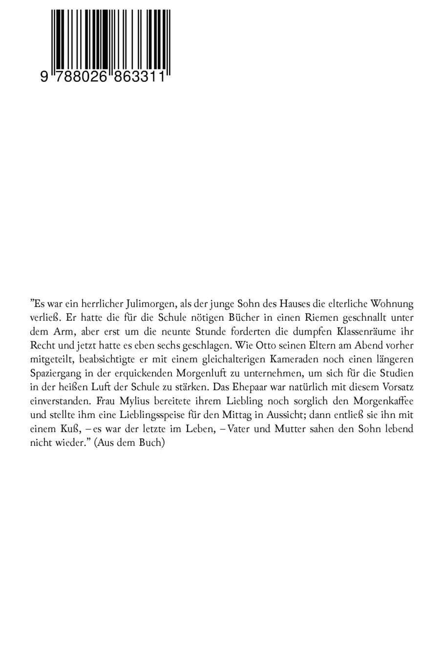 Rückseite: 9788026863311 | Wahre Verbrechen | Hermann Hirschfeld | Taschenbuch | 56 S. | Englisch