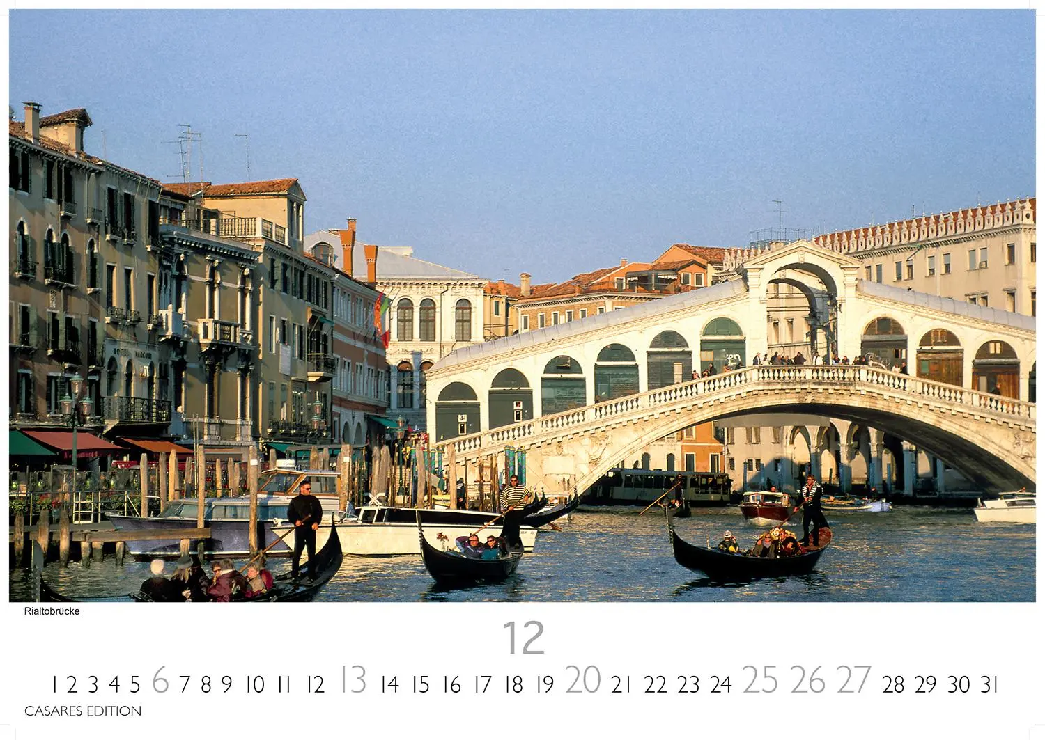 Bild: 9781835243411 | Venedig 2026 S 24x35 cm | Kalender | 14 S. | Deutsch | 2026
