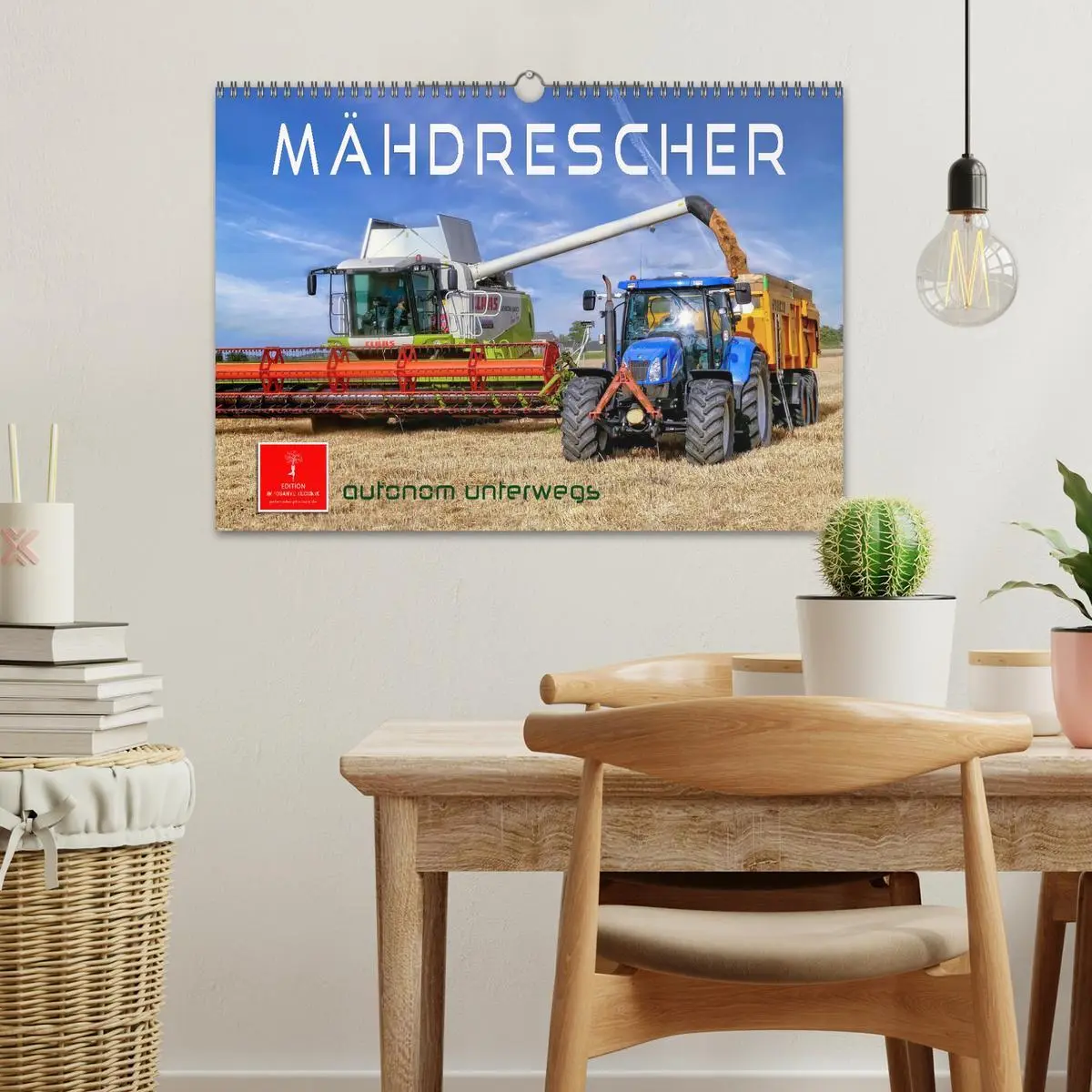 Bild: 9783457553411 | Mähdrescher - autonom unterwegs (Wandkalender 2026 DIN A3 quer),...