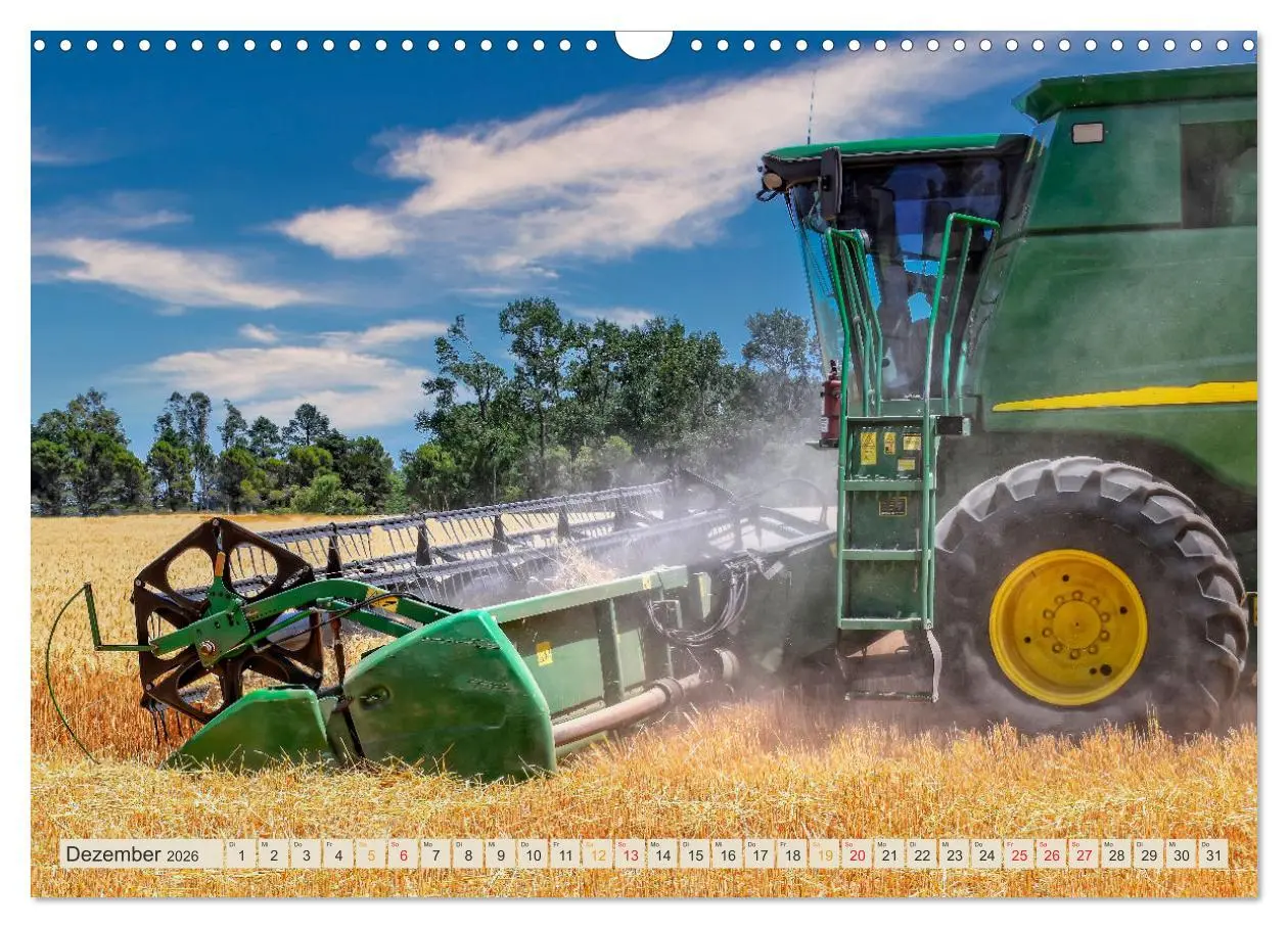 Bild: 9783457553411 | Mähdrescher - autonom unterwegs (Wandkalender 2026 DIN A3 quer),...